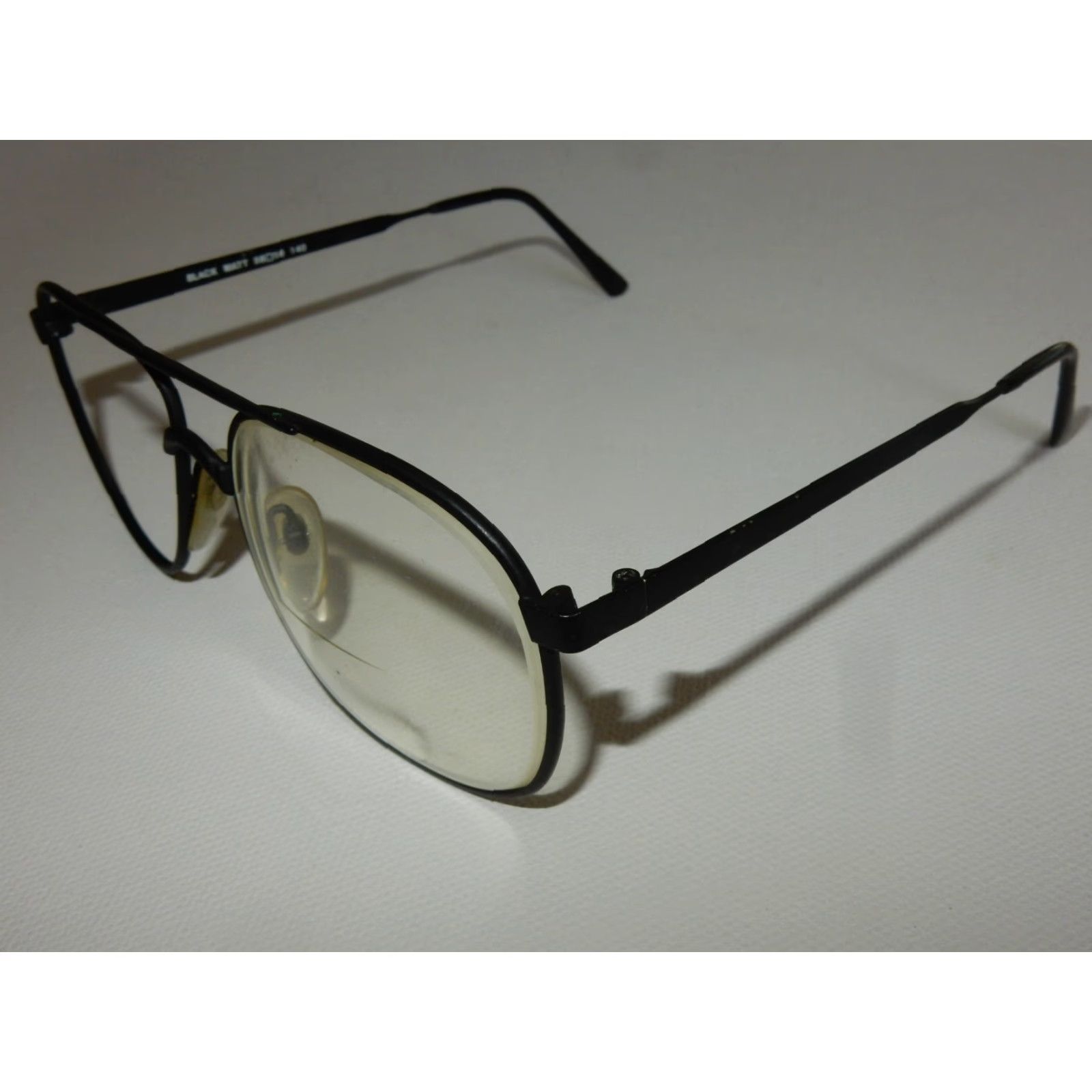 Frame VINTAGE Zimco Sunglasses Frames Men 56mm Black Aviator Retro 1980s Size ONE SIZE - 3 Thumbnail
