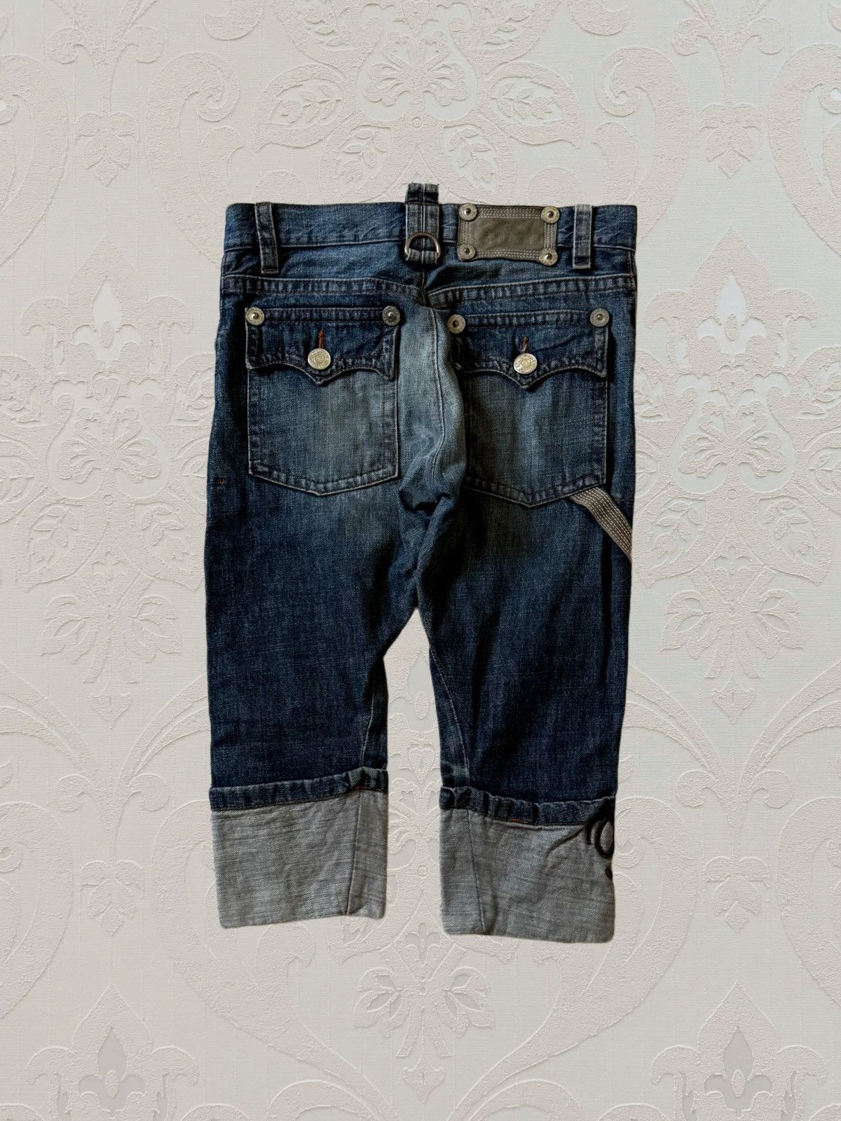 Dsquared2 Dsquared S/S 2004 “Betty Bitch” Denim Capri Size 32" / US 10 / IT 46 - 2 Thumbnail