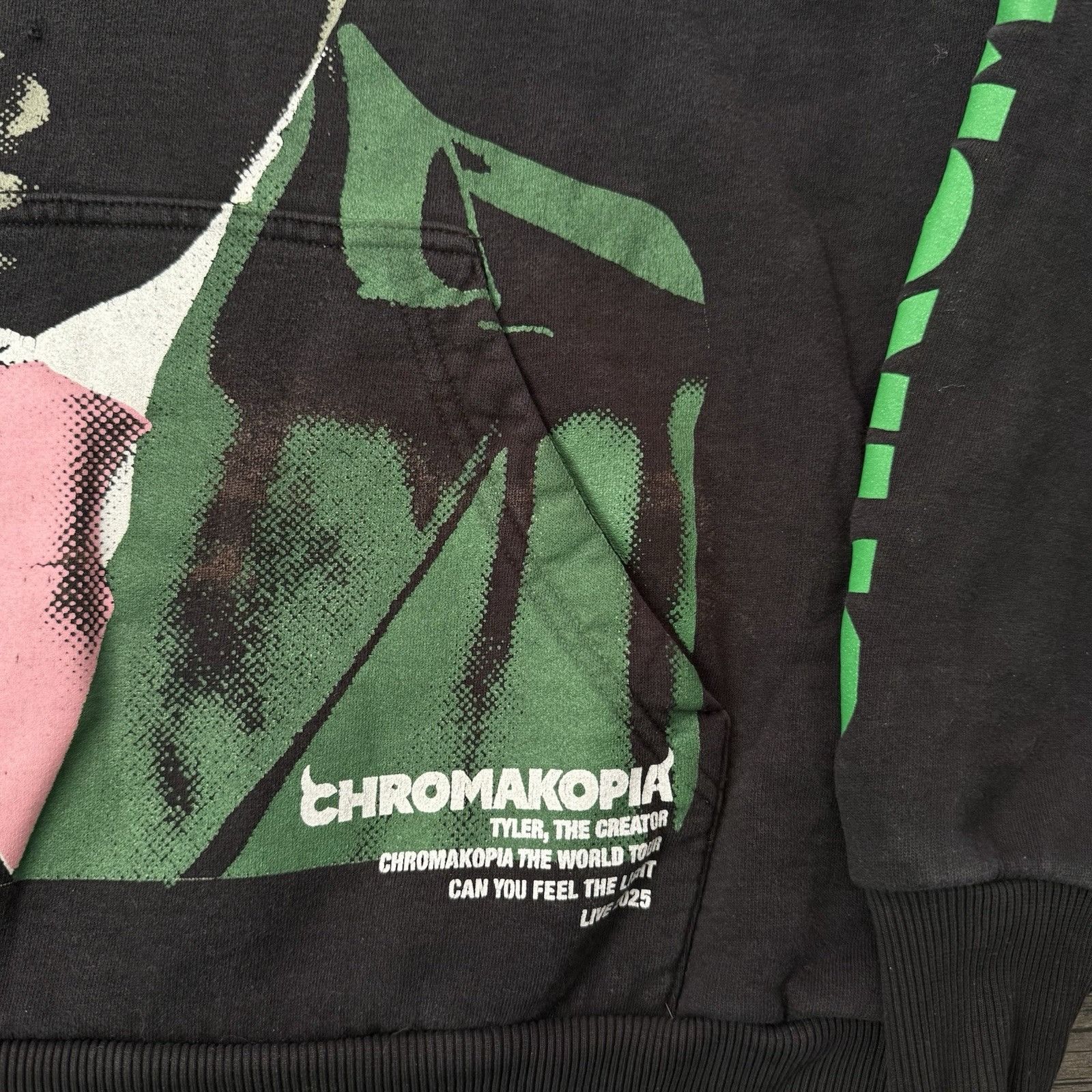 Golf Wang TYLER THE CREATOR CHROMAKOPIA GOLF WANG BLACK TOUR HOODIE SW Size US S / EU 44-46 / 1 - 7 Thumbnail