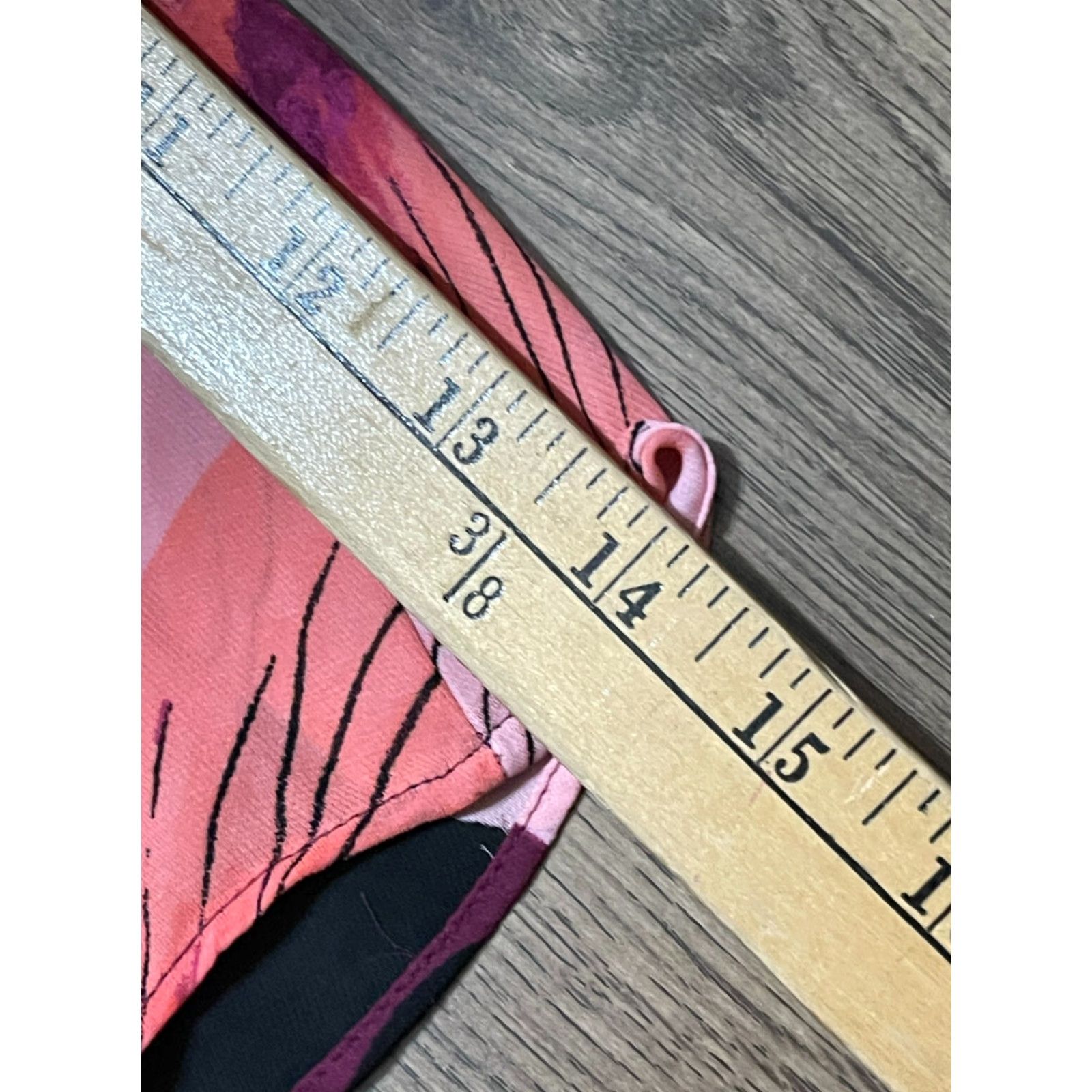 Worthington Worthington Shirt Womens Size L Sleeveless Button Up Purple Pink Geometric Pattern Round Neck Casual Modern Size L / US 10 / IT 46 - 4 Thumbnail
