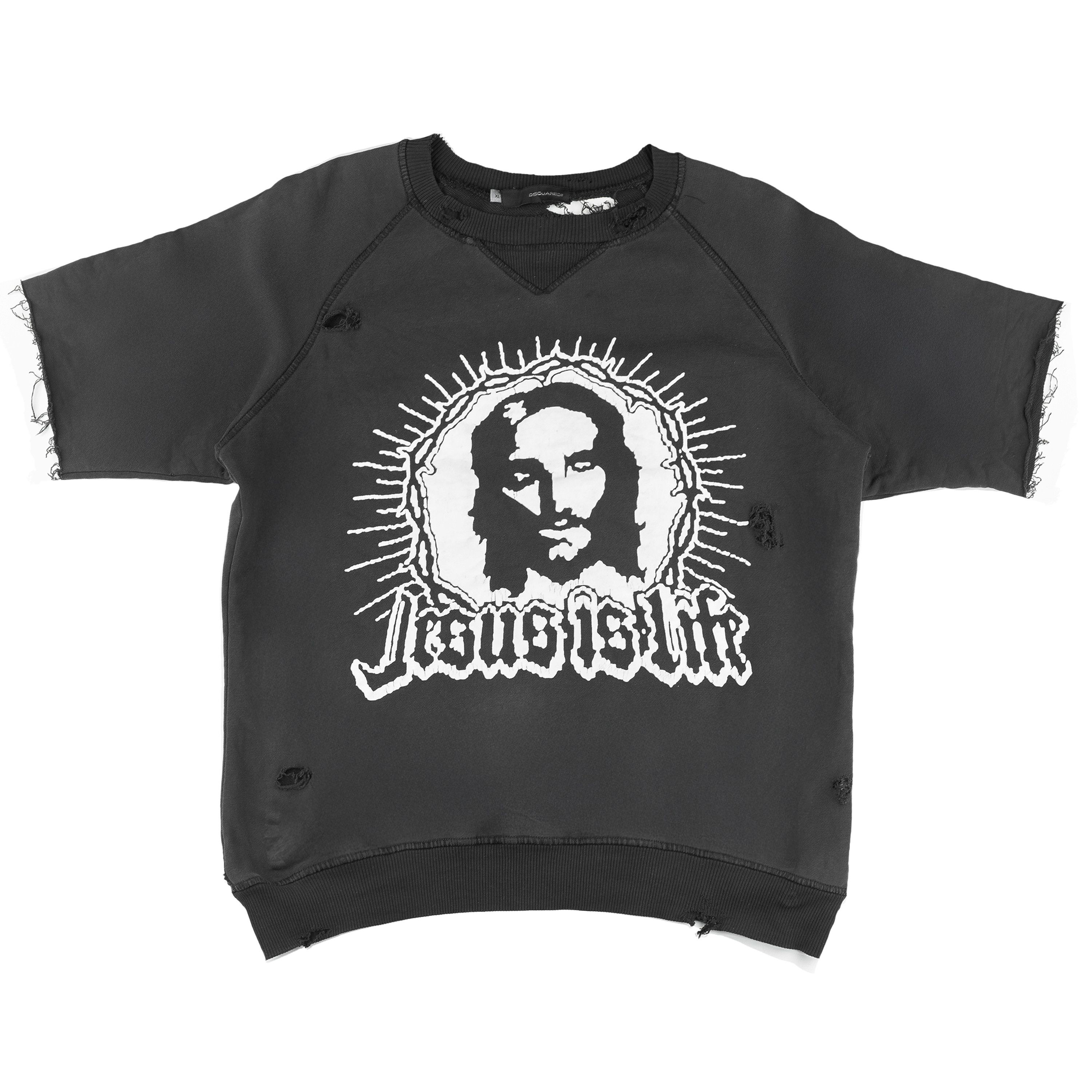 Dsquared2 DSQUARED2 “Jesus Is Life” Black Sweatshirt Top (XL) Size US XL / EU 56 / 4 - 1 Thumbnail