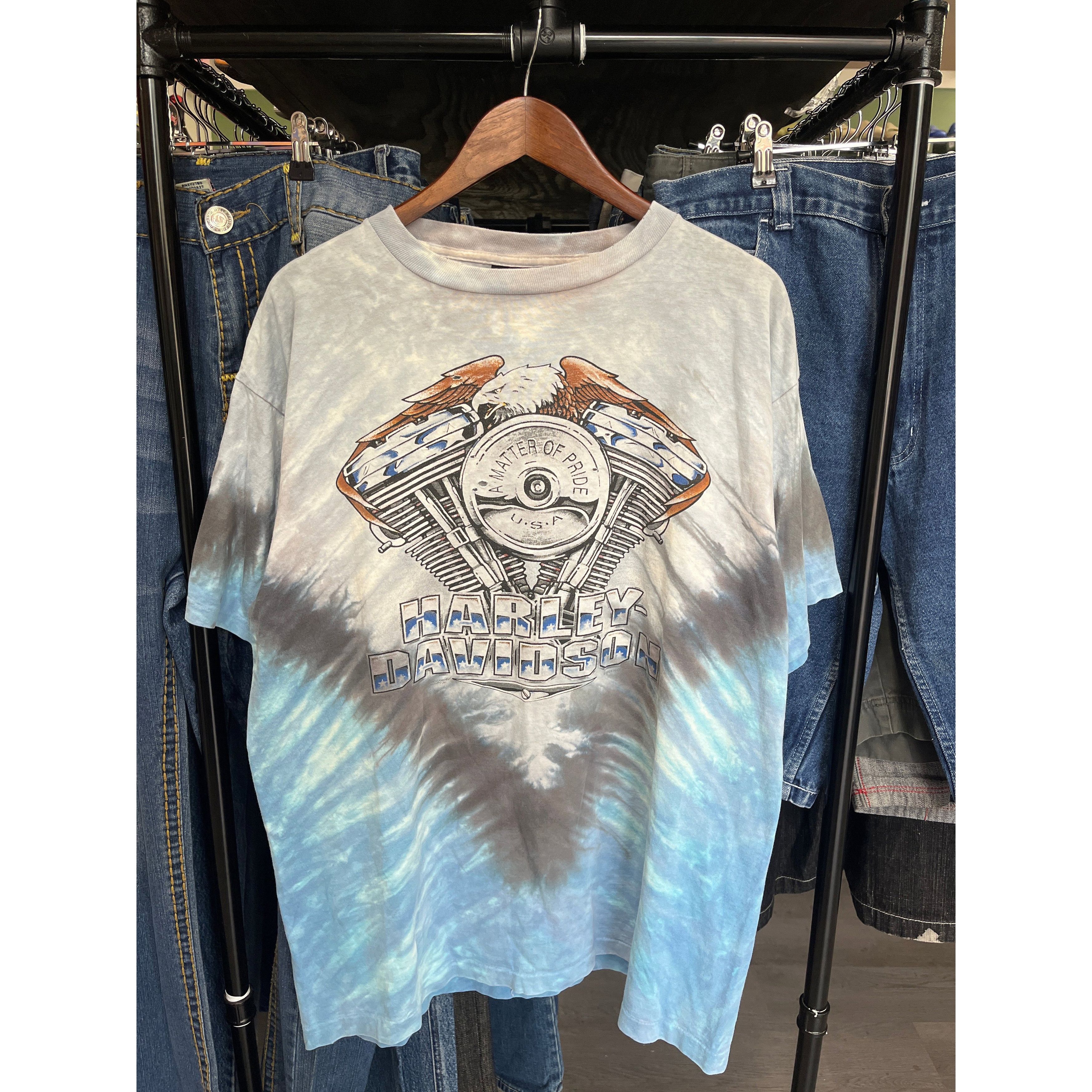 Harley Davidson Vintage Harley Davidson A Matter of Pride Tee Size US XL / EU 56 / 4 - 1 Thumbnail