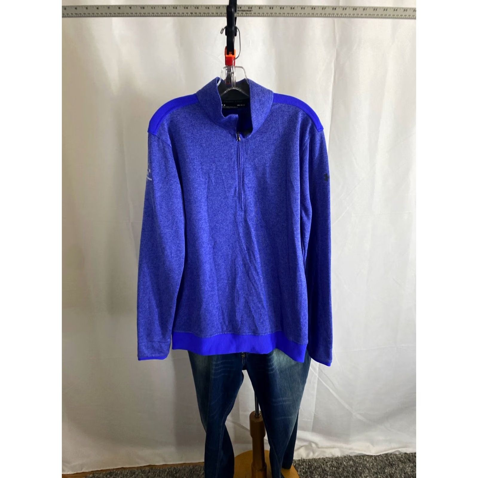 Under Armour Under Armour Mens Club Championship Zippered SWEATER Large L Sharp Size US L / EU 52-54 / 3 - 2 Thumbnail