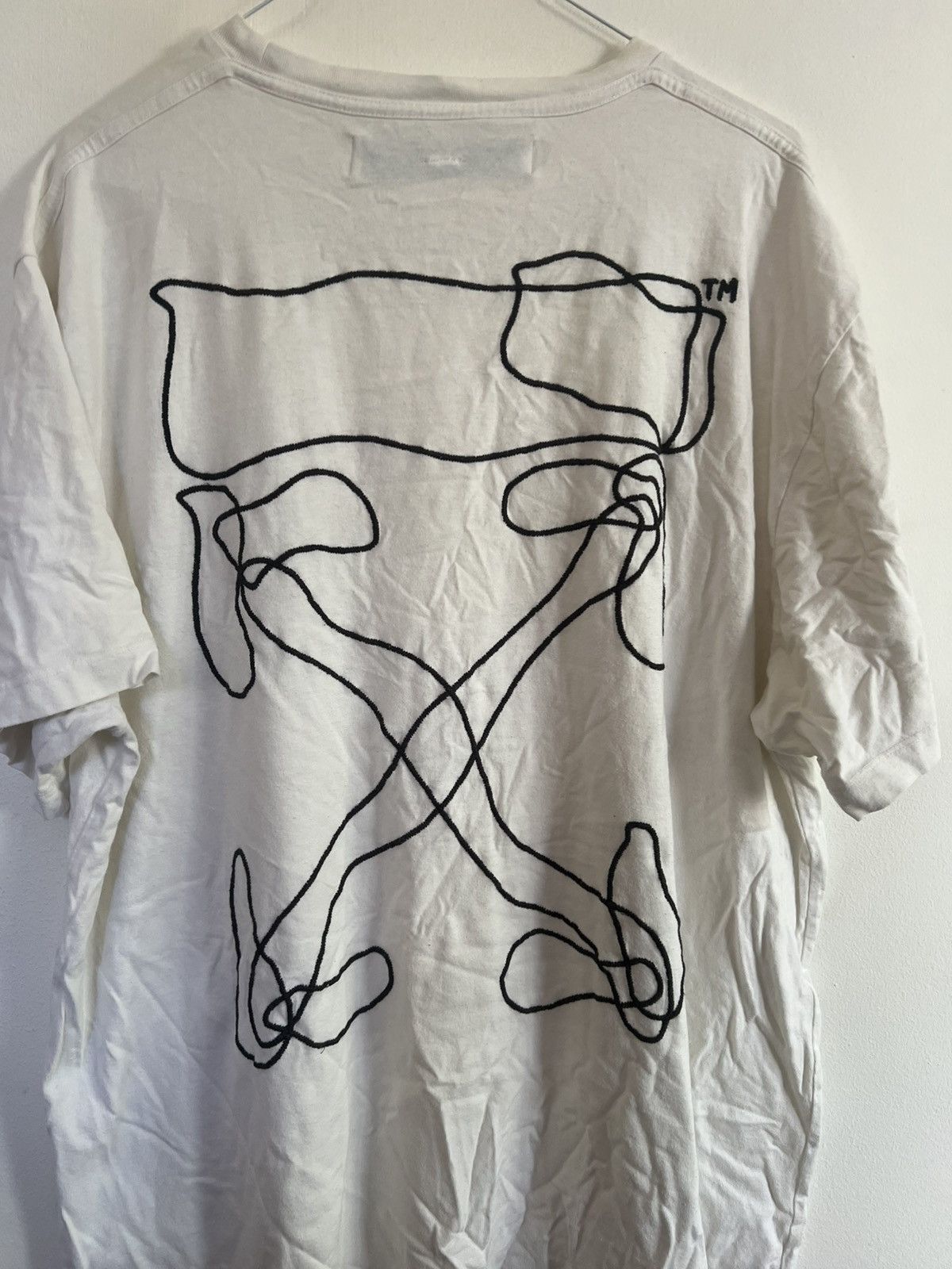 Off-White Off white Abstract Logo TEE Size US L / EU 52-54 / 3 - 4 Thumbnail