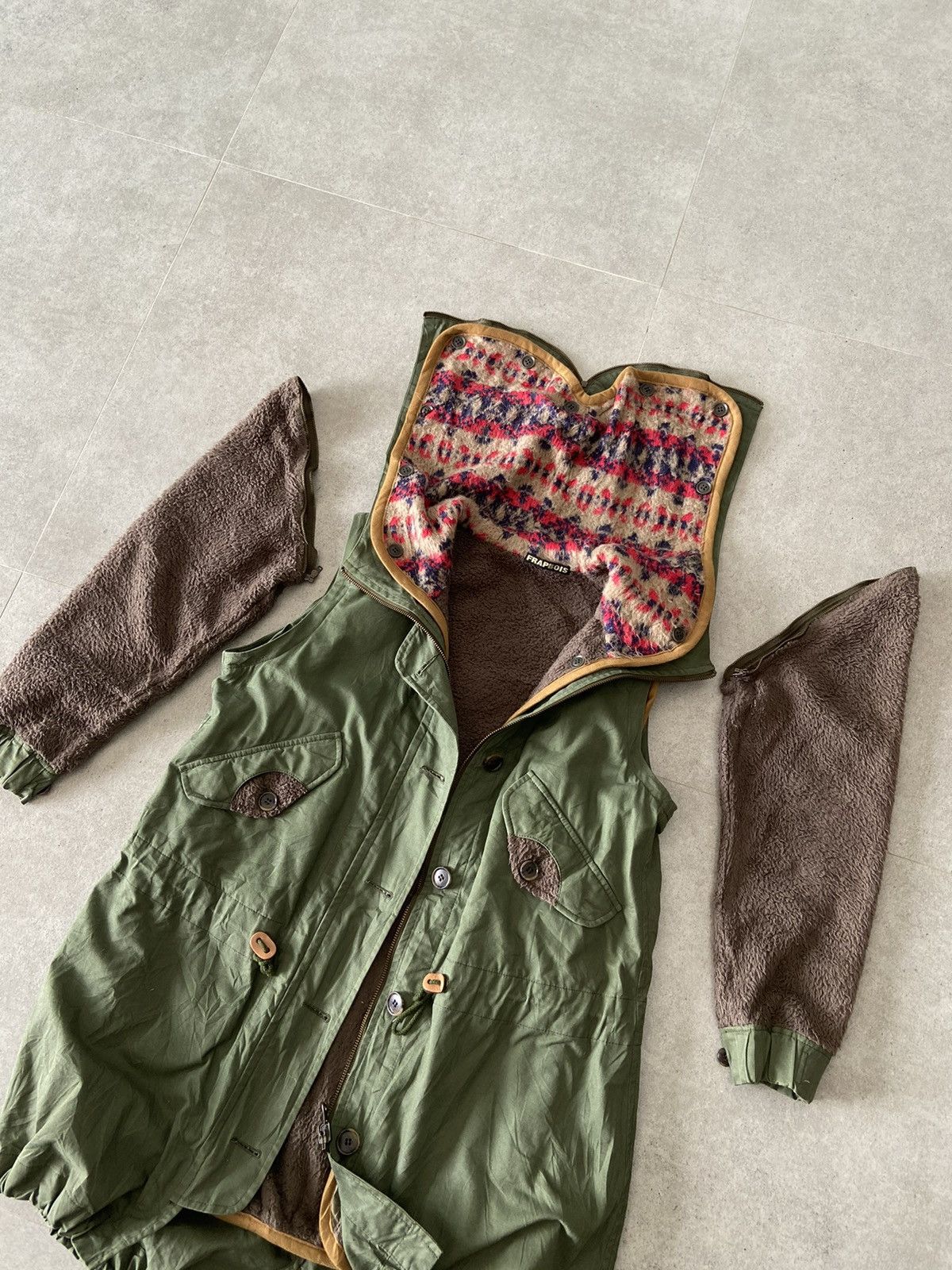Issey Miyake Frapbois military Parka jacket Size US S / EU 44-46 / 1 - 1 Thumbnail