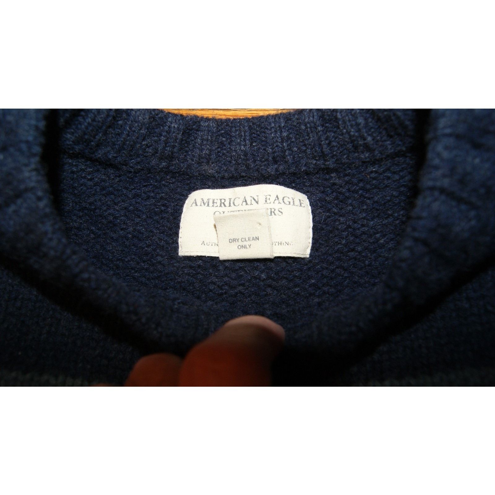 American Eagle Outfitters VTG American Eagle Sweater Men L Lambs Wool Baggy Y2K 2000s Size US L / EU 52-54 / 3 - 3 Thumbnail