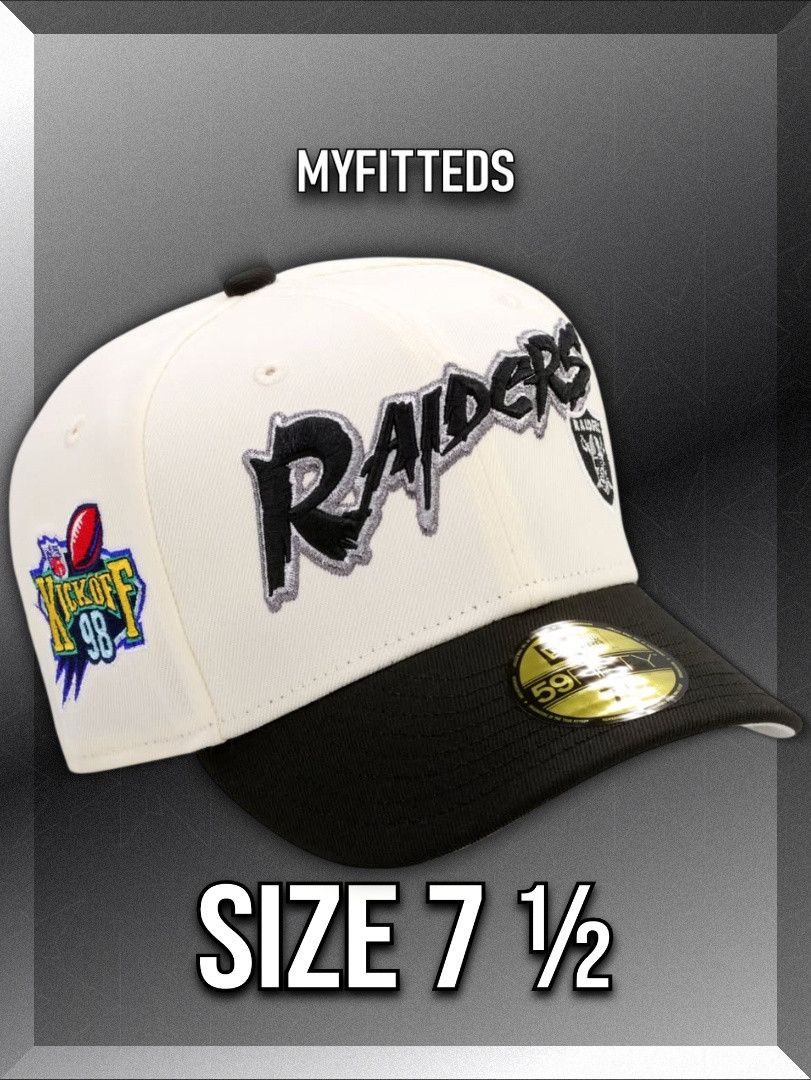 Born X Raised × NFL × New Era 7 1/2 OAKLAND RAIDERS 1998 NFL DRAFT NEW ERA FITTED HAT Size ONE SIZE - 1 Thumbnail