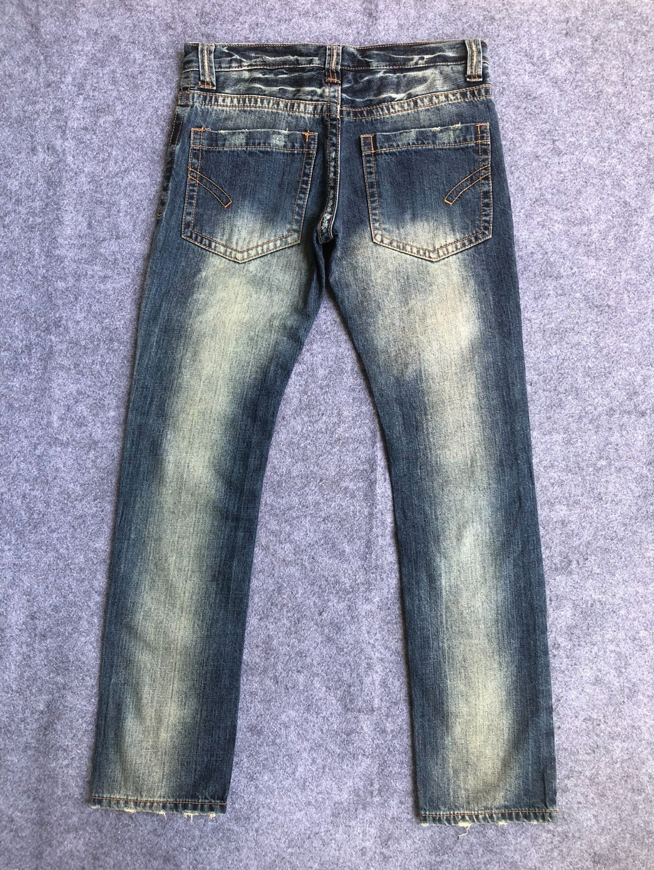 Vintage LastDrop🔥Rare🔥Japanese Designer Amarantine Straight Cut Jean Size US 33 - 2 Thumbnail