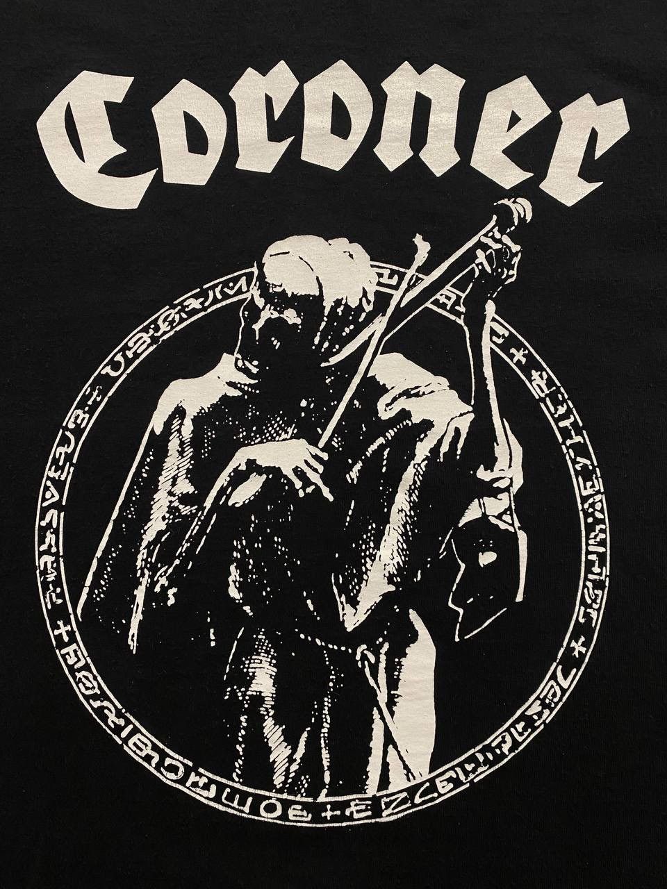 Band Tees CORONER “PUNISHMENT FOR DECADENCE” THRASH METAL BAND T SHIRT Size US S / EU 44-46 / 1 - 4 Thumbnail
