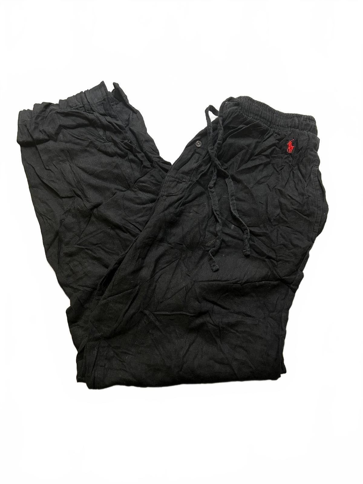 Polo Ralph Lauren Polo Ralph Lauren Black Linen Pants Size US 32 / EU 48 - 2 Thumbnail