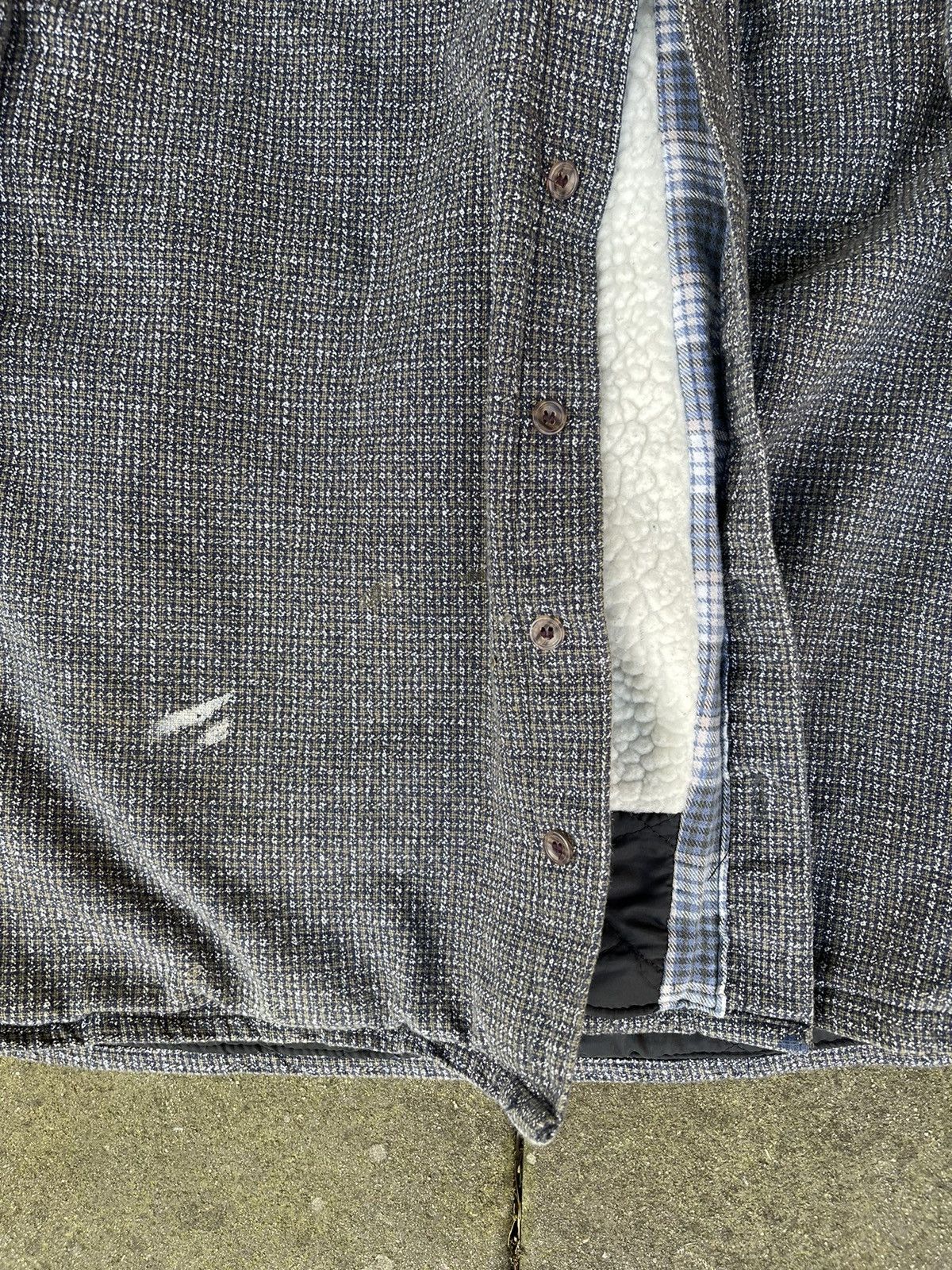 Japanese Brand × Vintage Vintage 80s woven sherpa quilted lined paint work jacket Size US L / EU 52-54 / 3 - 2 Thumbnail