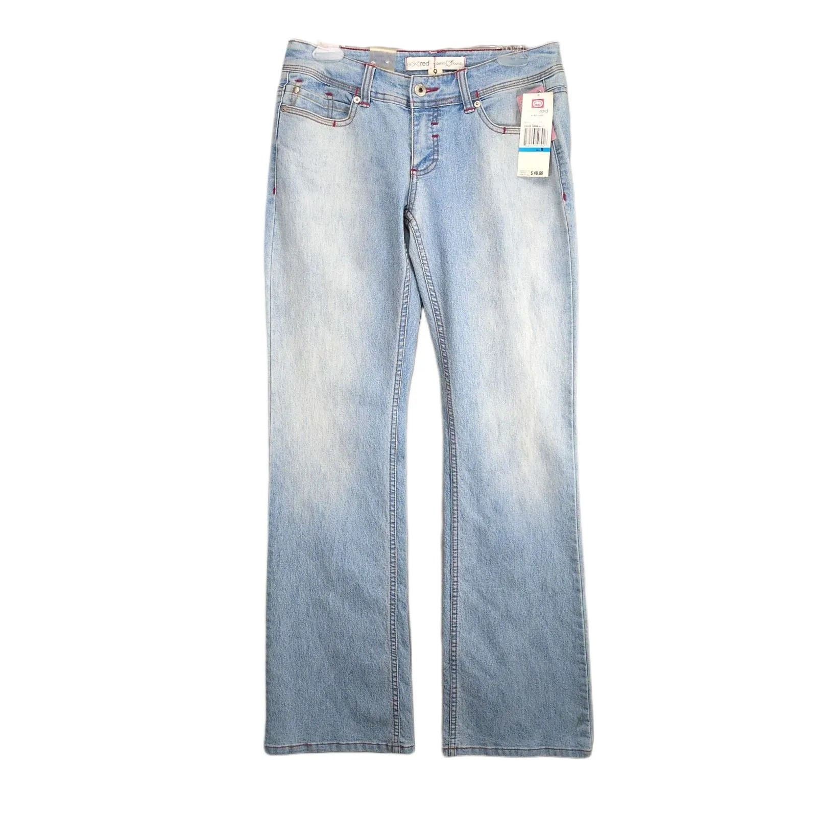 Ecko Unltd. NWT Ecko Red Denim Foundry Low Rise Bootcut Jeans 30x34 Size 30" / US 8 / IT 44 - 1 Thumbnail