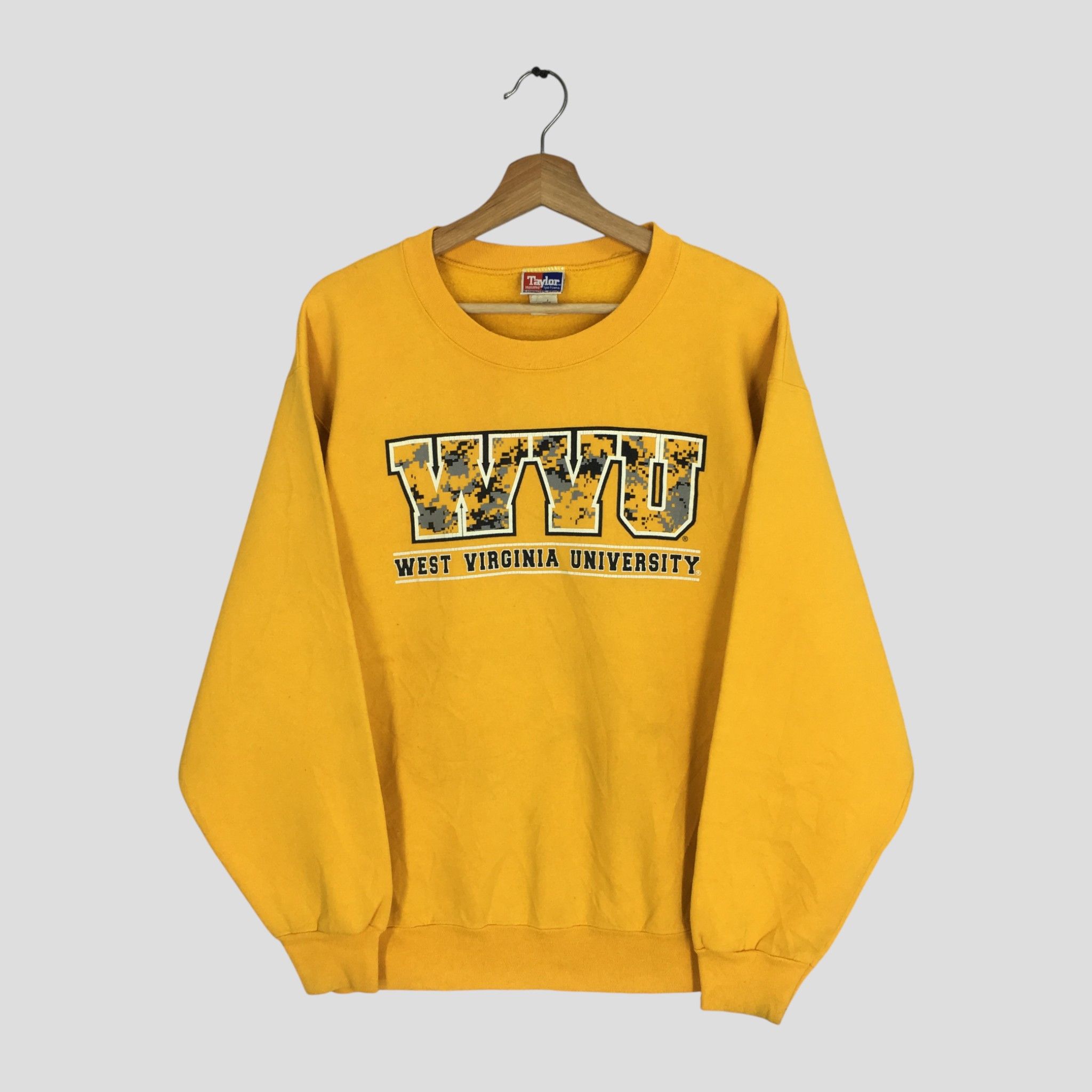 Ann Taylor Vintage West Virginia University Yellow Sweatshirt - 274 Size US M / EU 48-50 / 2 - 1 Thumbnail