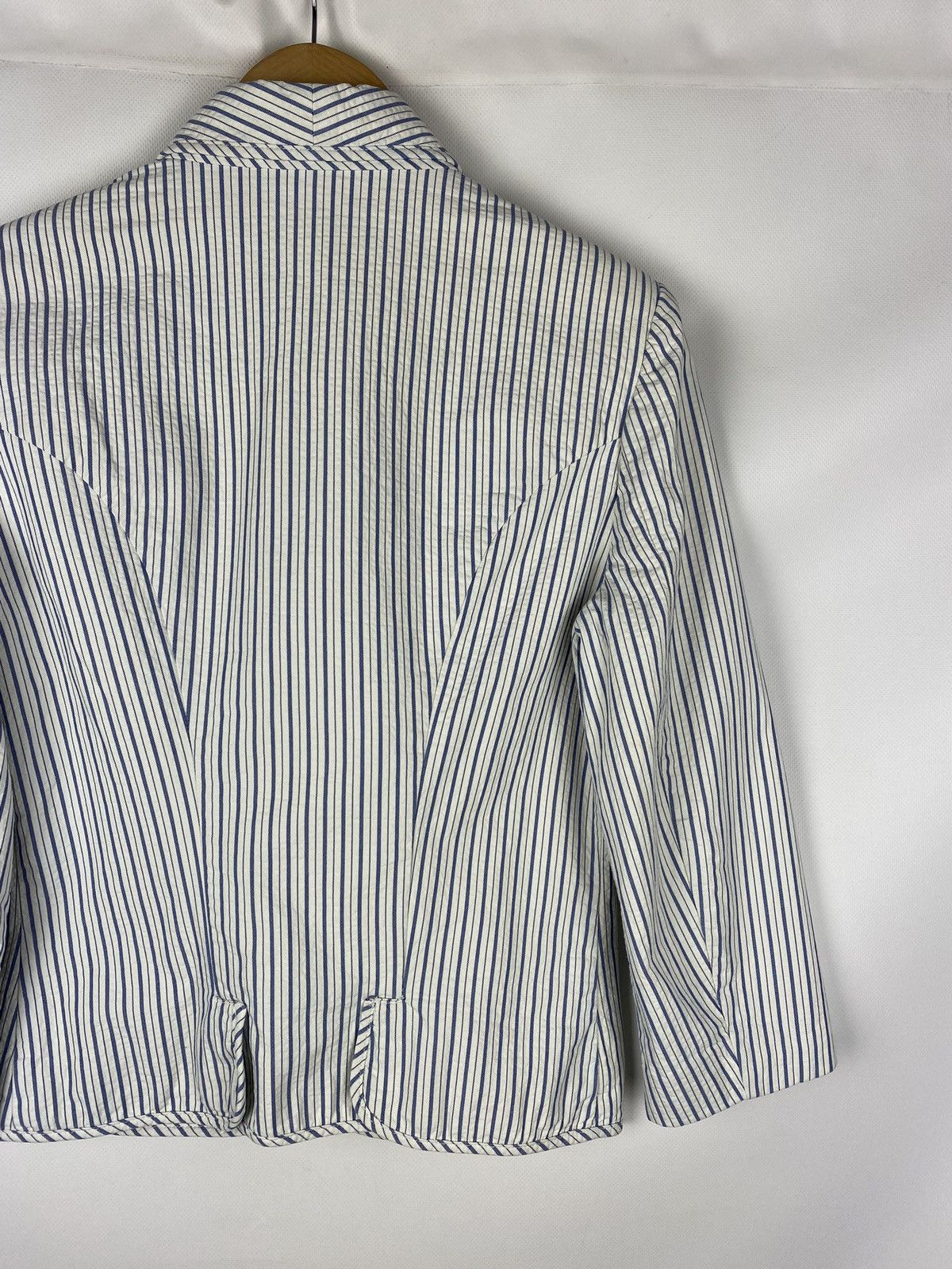 Alexander McQueen × MCQ Mcq Alexander McQueen ladies striped blazer jacket size 44 Size M / US 6-8 / IT 42-44 - 15 Thumbnail