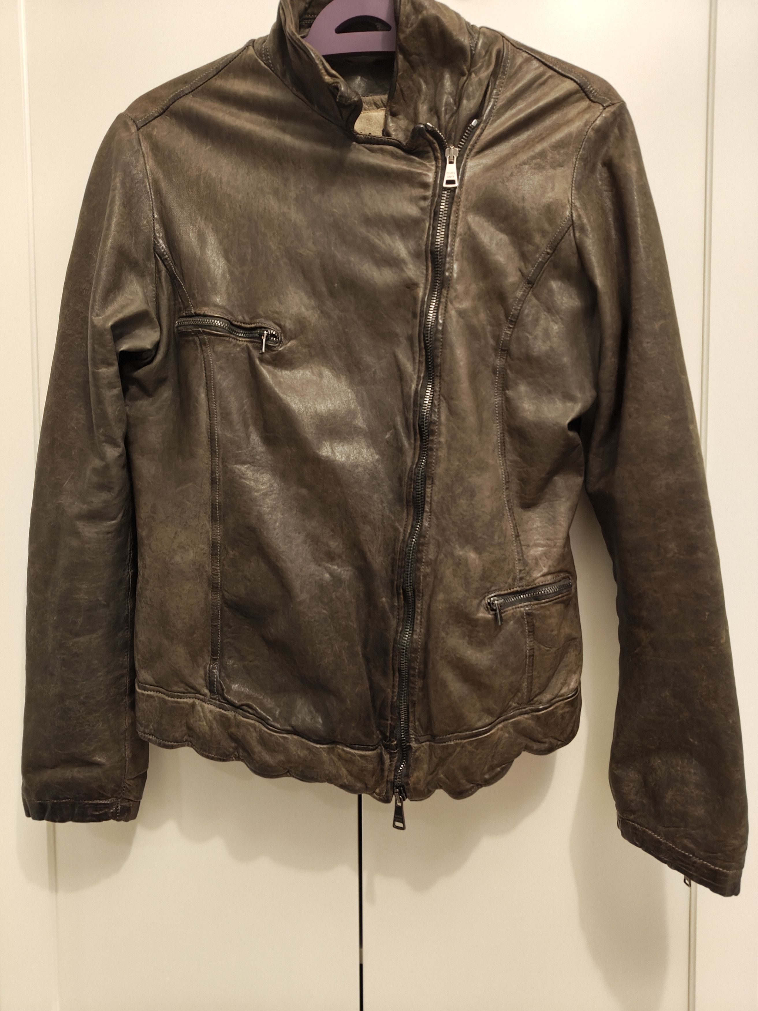 Giorgio Brato Rare Vintage Brown Giorgio Brato Leather Jacket Size US S / EU 44-46 / 1 - 1 Thumbnail