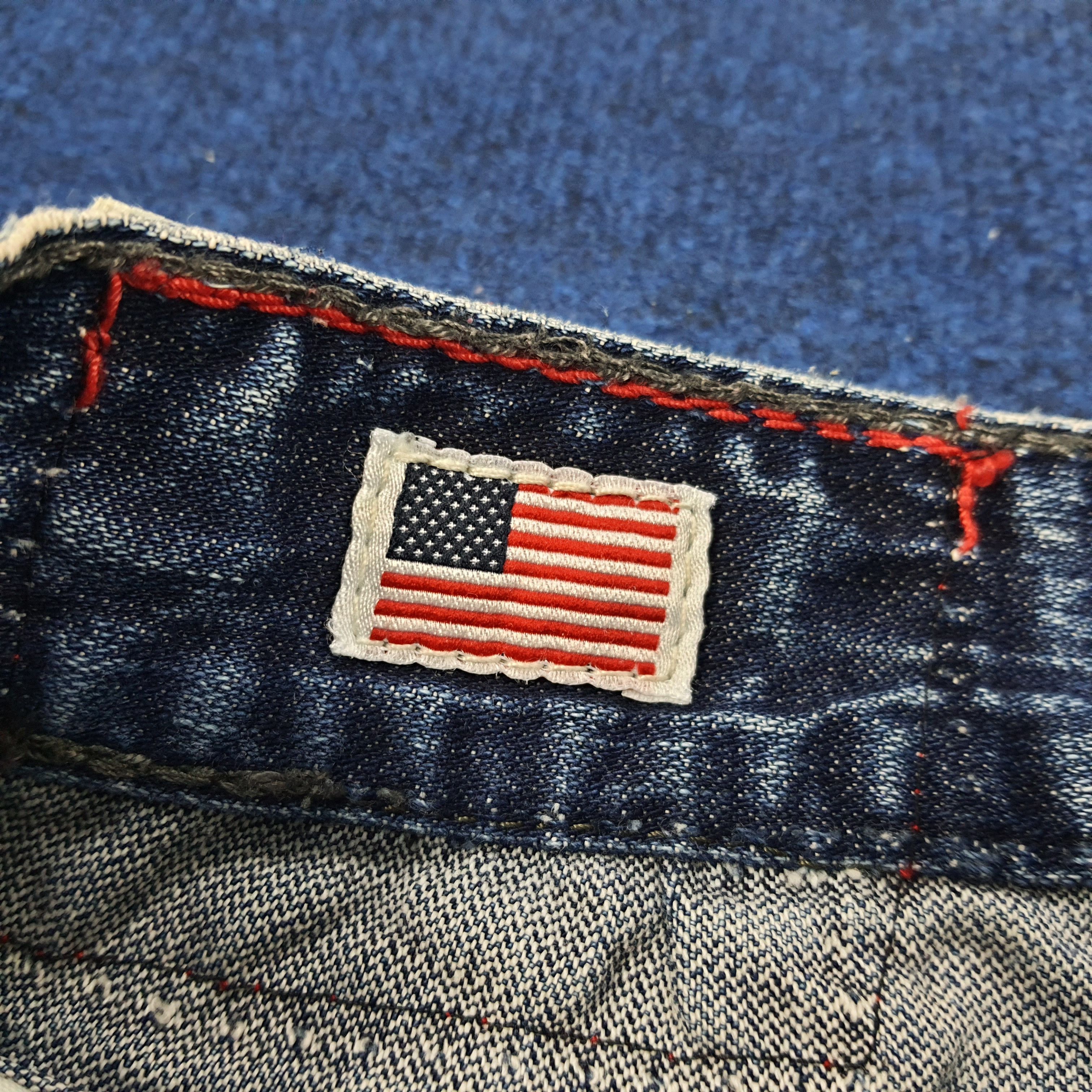 True Religion × Vintage Vintage True Religion American Made Distressed Jeans Size US 35 - 8 Thumbnail