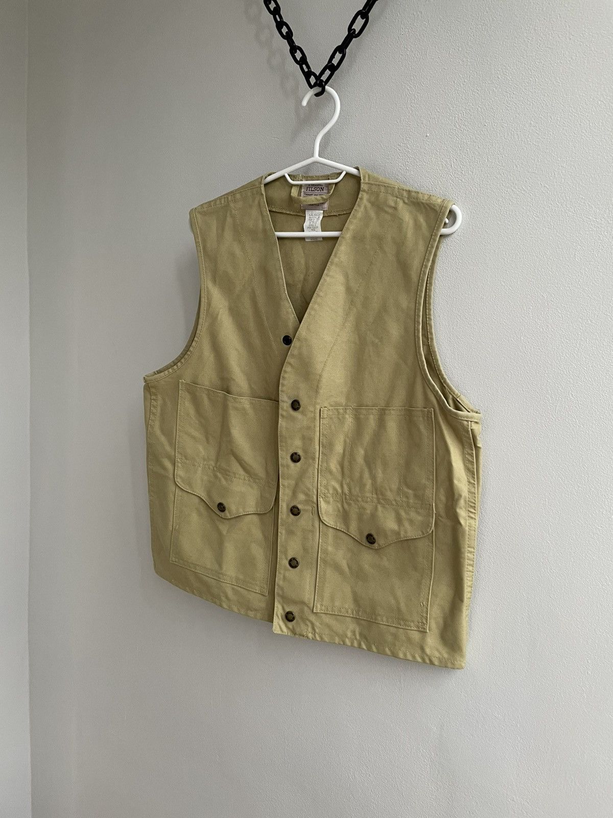 Filson Filson Vintage Tin Cloth Cruiser Work Jacket Vest Made USA Size US M / EU 48-50 / 2 - 2 Thumbnail