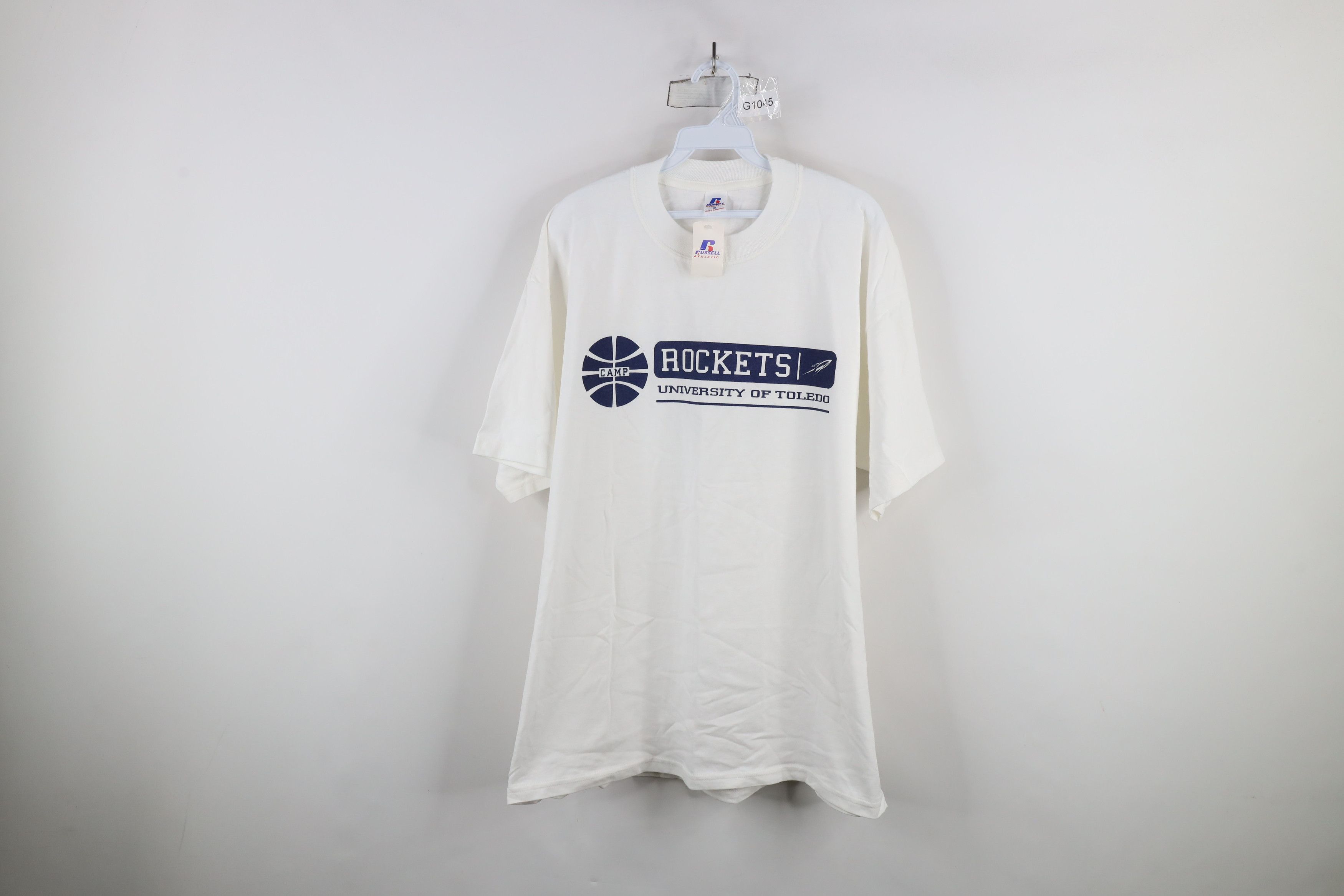 Russell Athletic × Vintage NOS Vintage 90 Russell Athletic University of Toledo T-Shirt Size US XL / EU 56 / 4 - 1 Thumbnail