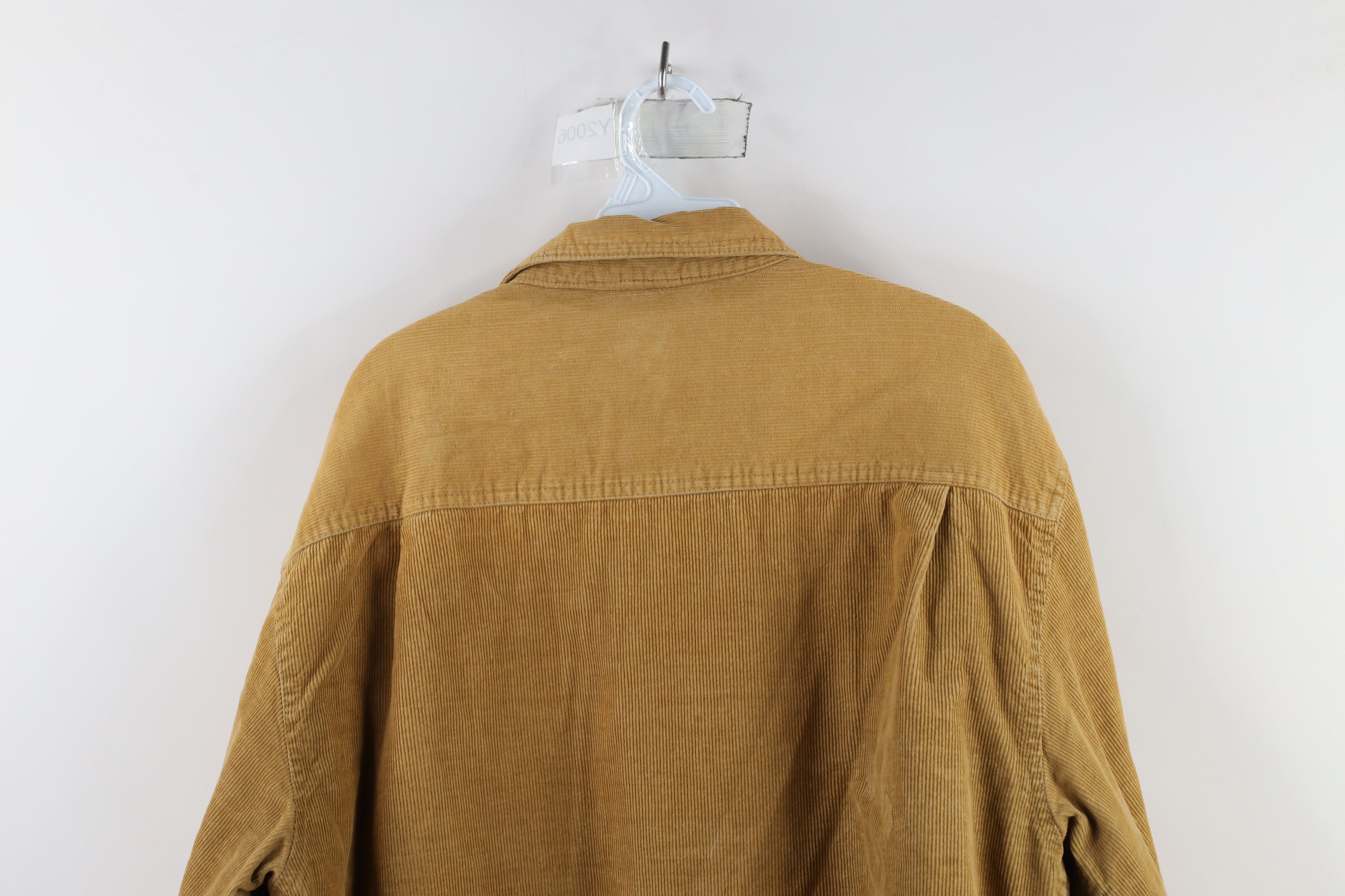 Vintage Vintage 90s Streetwear Flannel Lined Corduroy Shirt Jacket Size US L / EU 52-54 / 3 - 14 Thumbnail