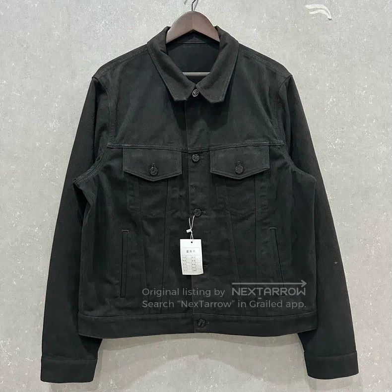 Louis Vuitton Black dark full print denim jacket