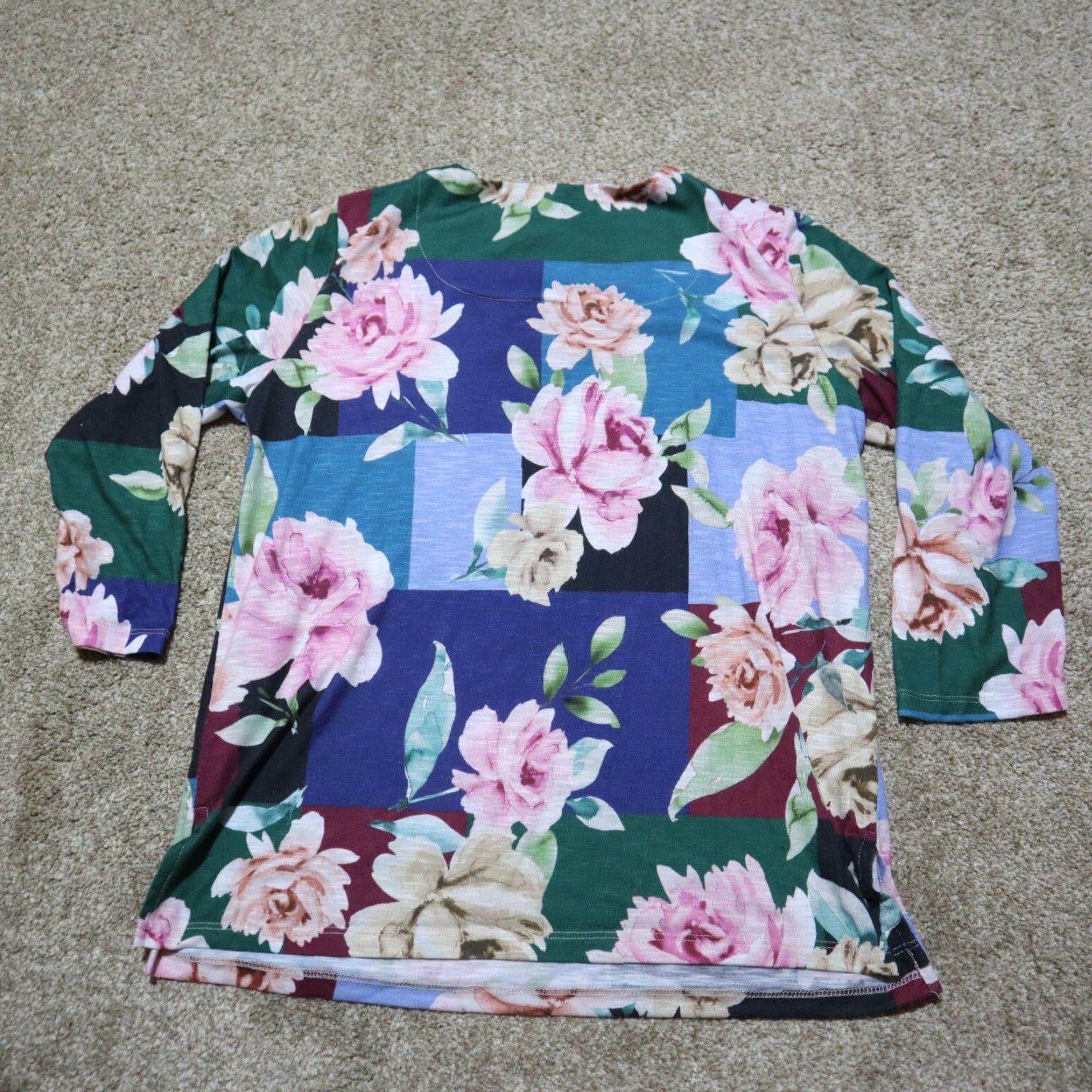 Vintage Alfred Dunner Shirt Floral Flowers Embellished Top Blouse Women's Size S Small Size S / US 4 / IT 40 - 8 Thumbnail