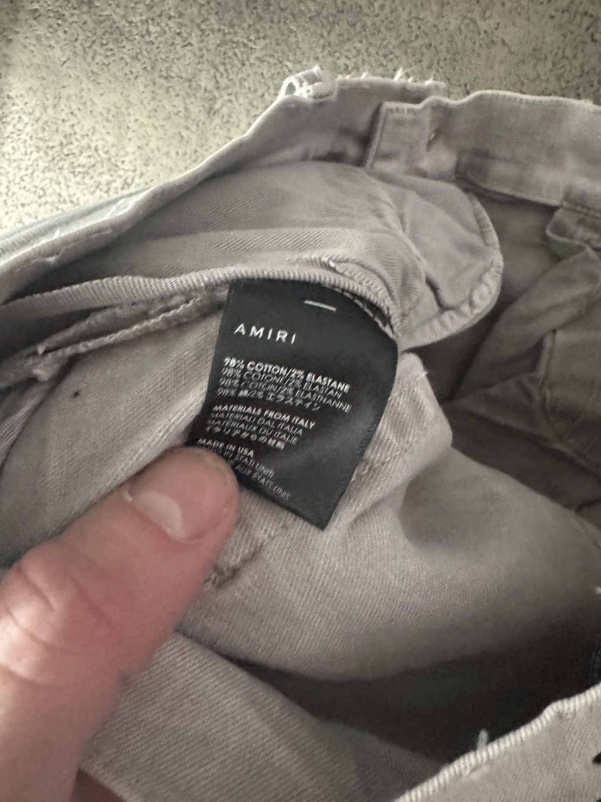 Amiri Amiri - Light Gray Stack Jeans Size US 36 / EU 52 - 4 Thumbnail