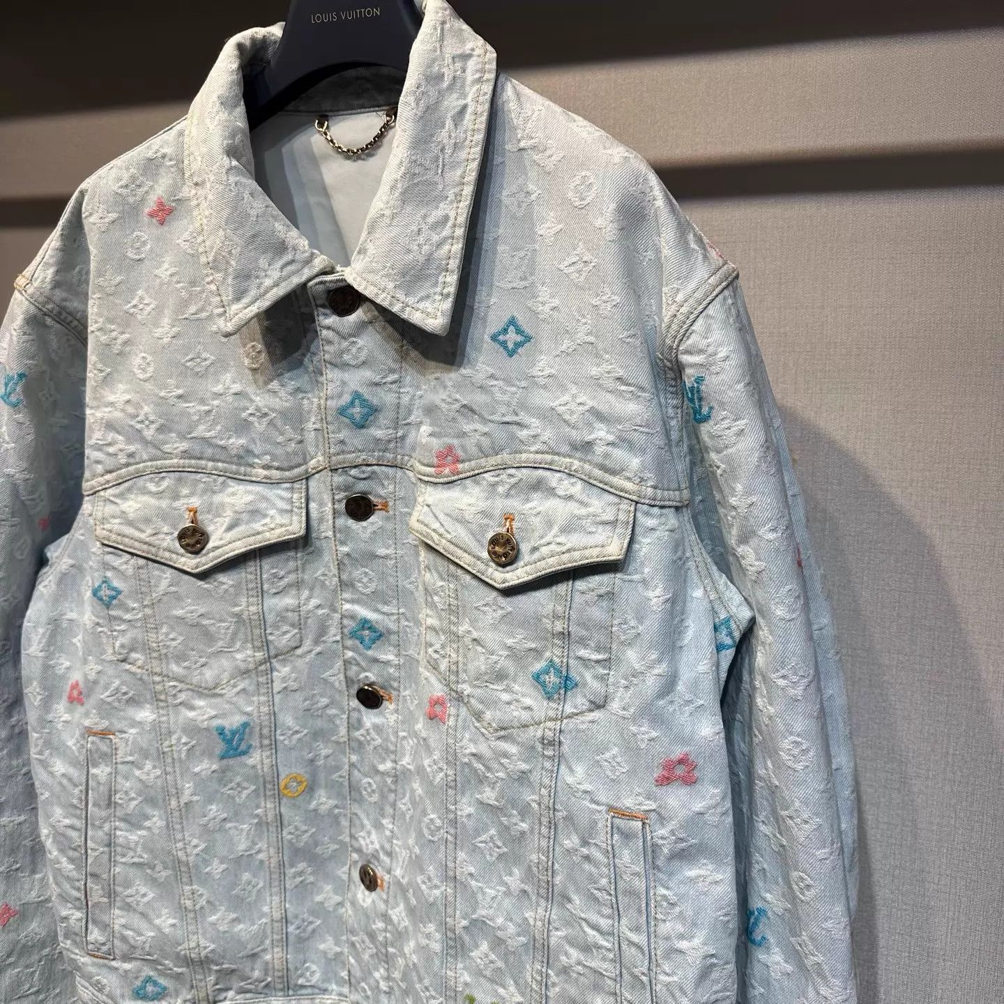 Louis Vuitton LV x Tyler color block denim jacket 50 Size US M / EU 48-50 / 2 - 3 Thumbnail