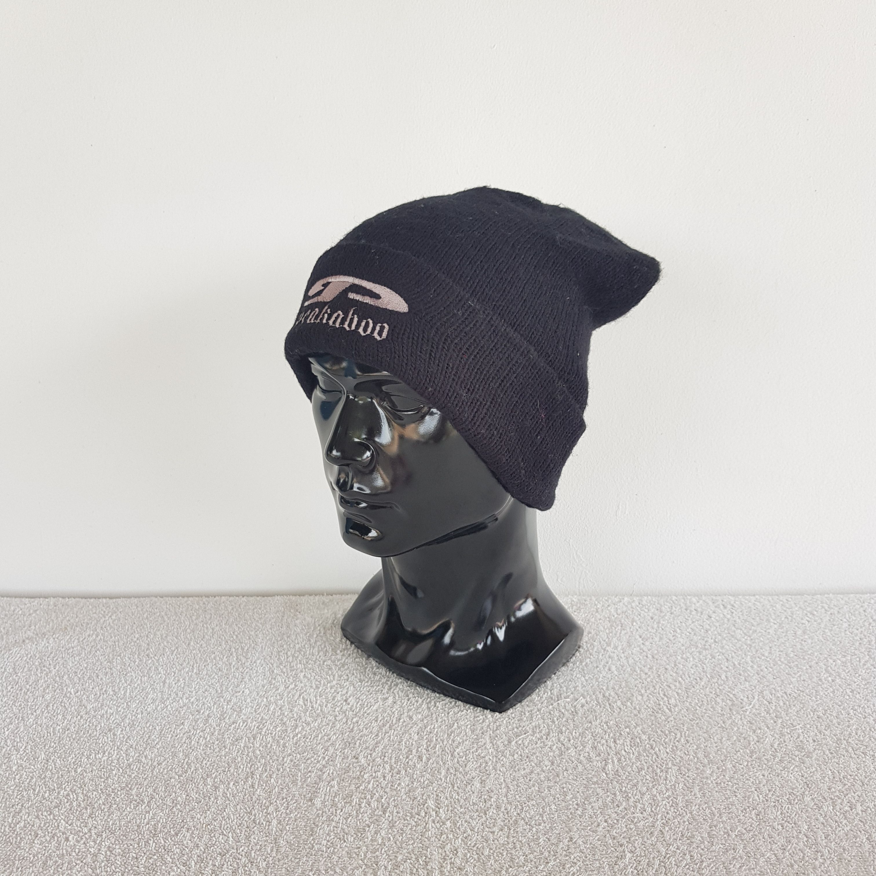 Japanese Brand Vintage Peakaboo Beanie Knit Crochet Snow Caps Hats. Size ONE SIZE - 1 Thumbnail