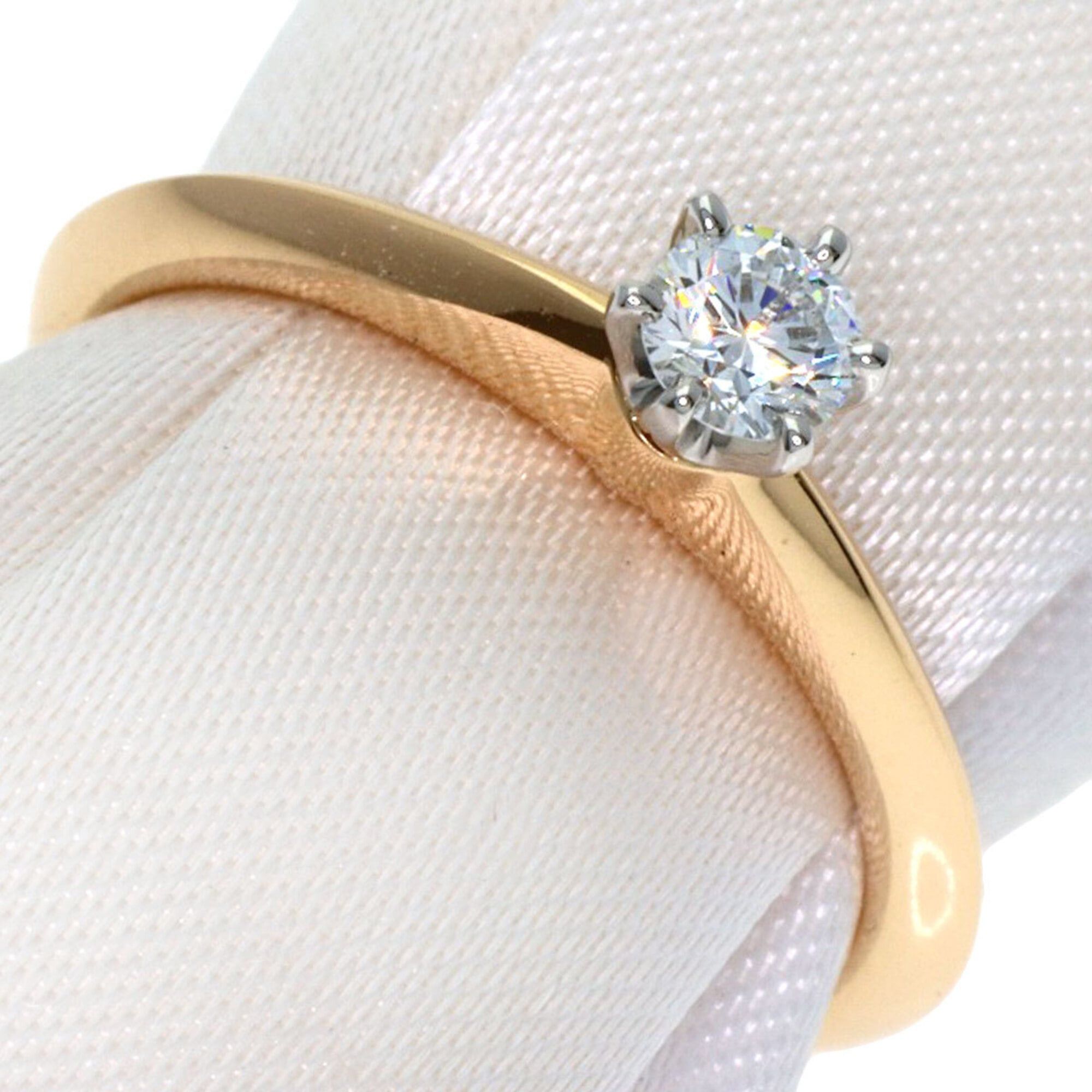 Tiffany & Co. Tiffany & Co. Solitaire Diamond Ring, 18K Pink Gold/PT950, Women's. Size ONE SIZE - 1 Thumbnail