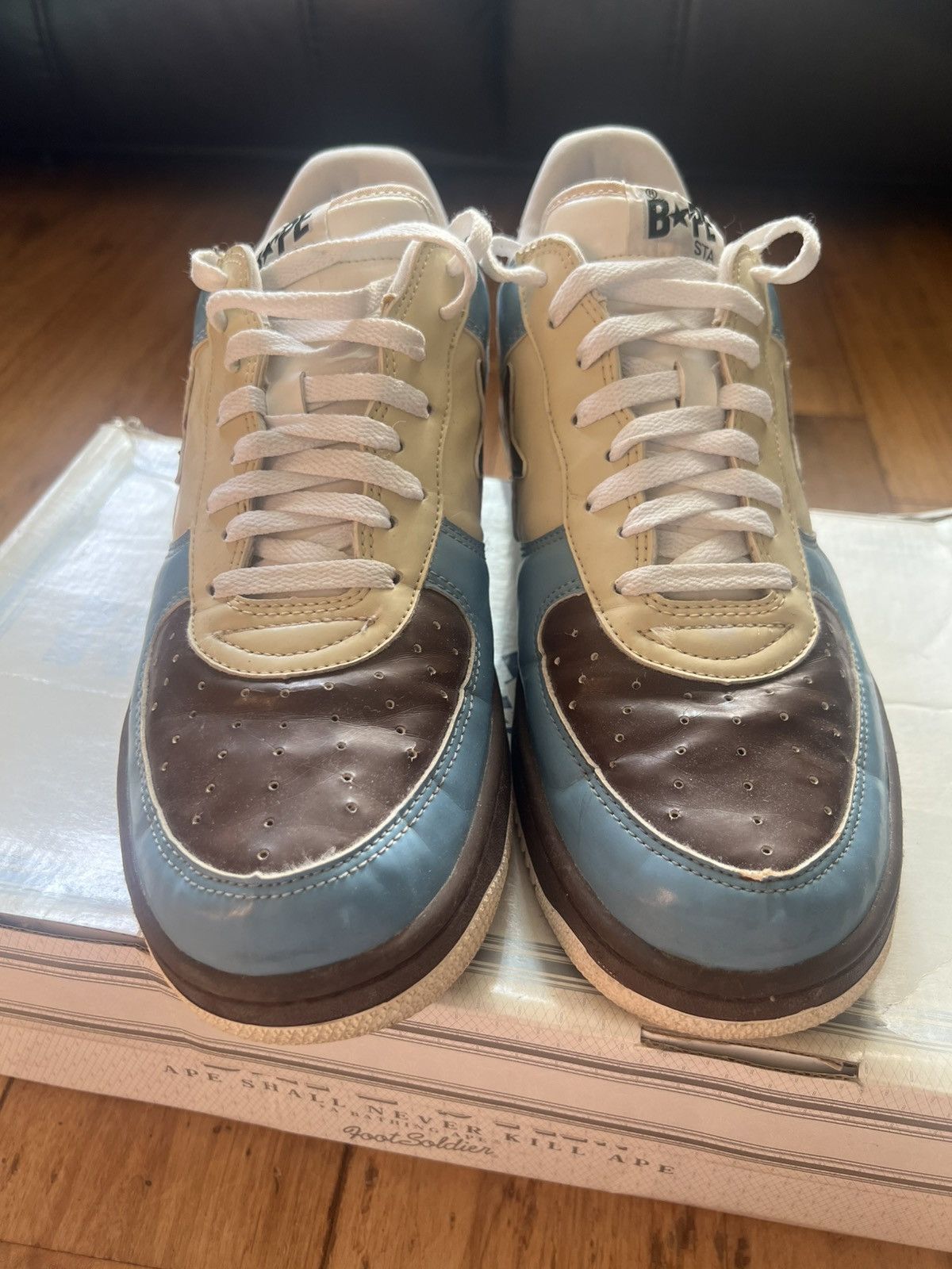 Bape OG nigo era BAPESTA Size US 13 / EU 46 - 4 Thumbnail