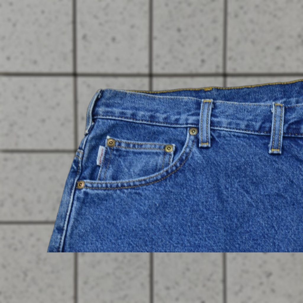 Carhartt VINTAGE Carhartt Jeans 5-Pocket 32 Inseam 48 Big & Tall Mens Relaxed Fit Flannel Lined Denim Blue Size US 32 / EU 48 - 1 Thumbnail