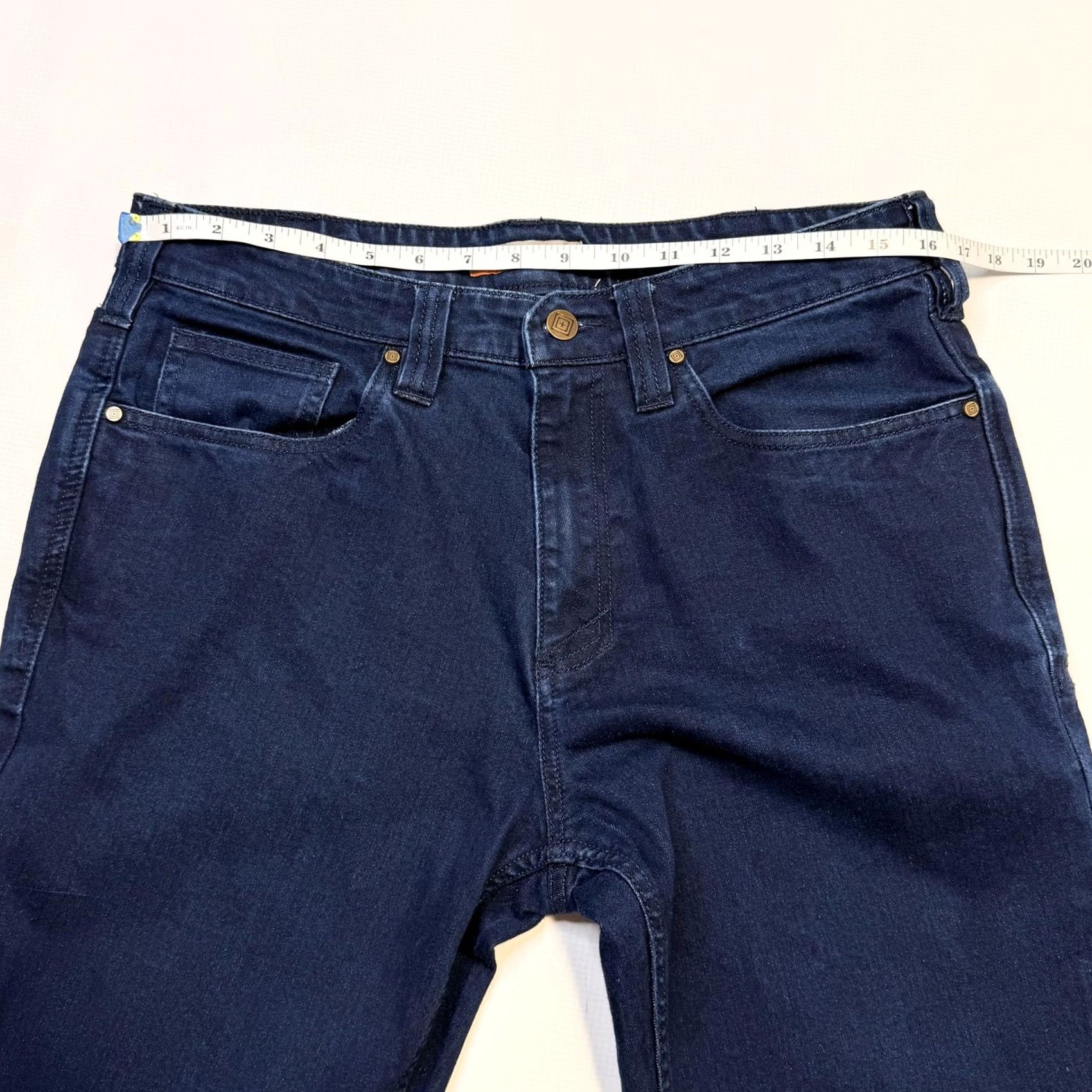 Vintage 5.11 Tactical Jeans Mens 32x34 Blue Regular Fit Straight Denim casual dark wash Size US 32 / EU 48 - 6 Thumbnail