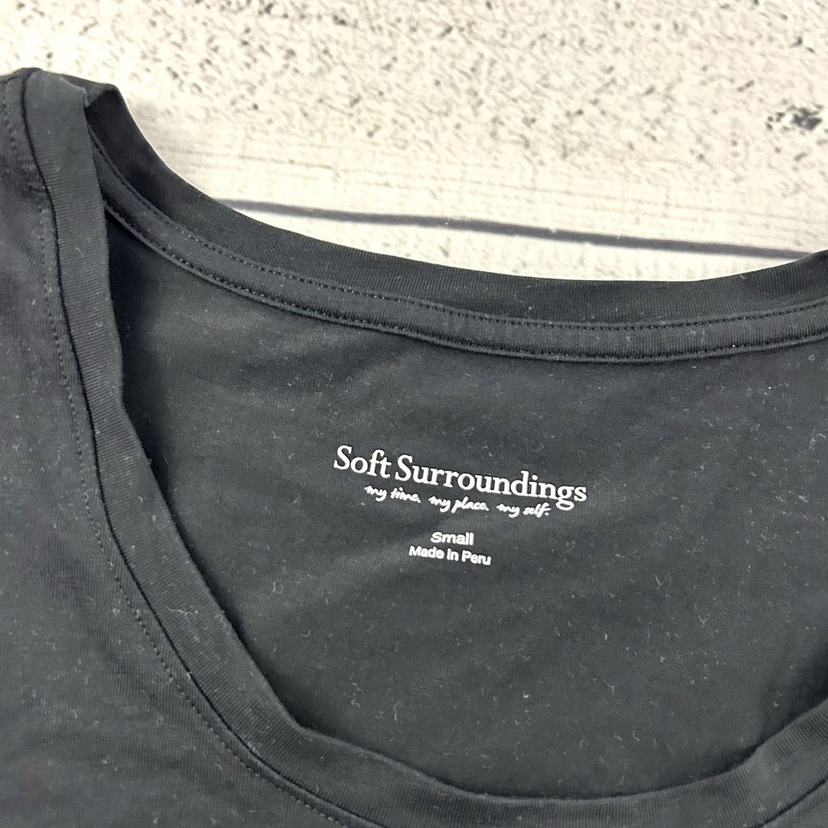 Soft Surroundings Soft Surroundings Tank Women S Black Solid Sleeveless Top Shirt Vintage Womens Small Solid Black Size S / US 4 / IT 40 - 2 Thumbnail