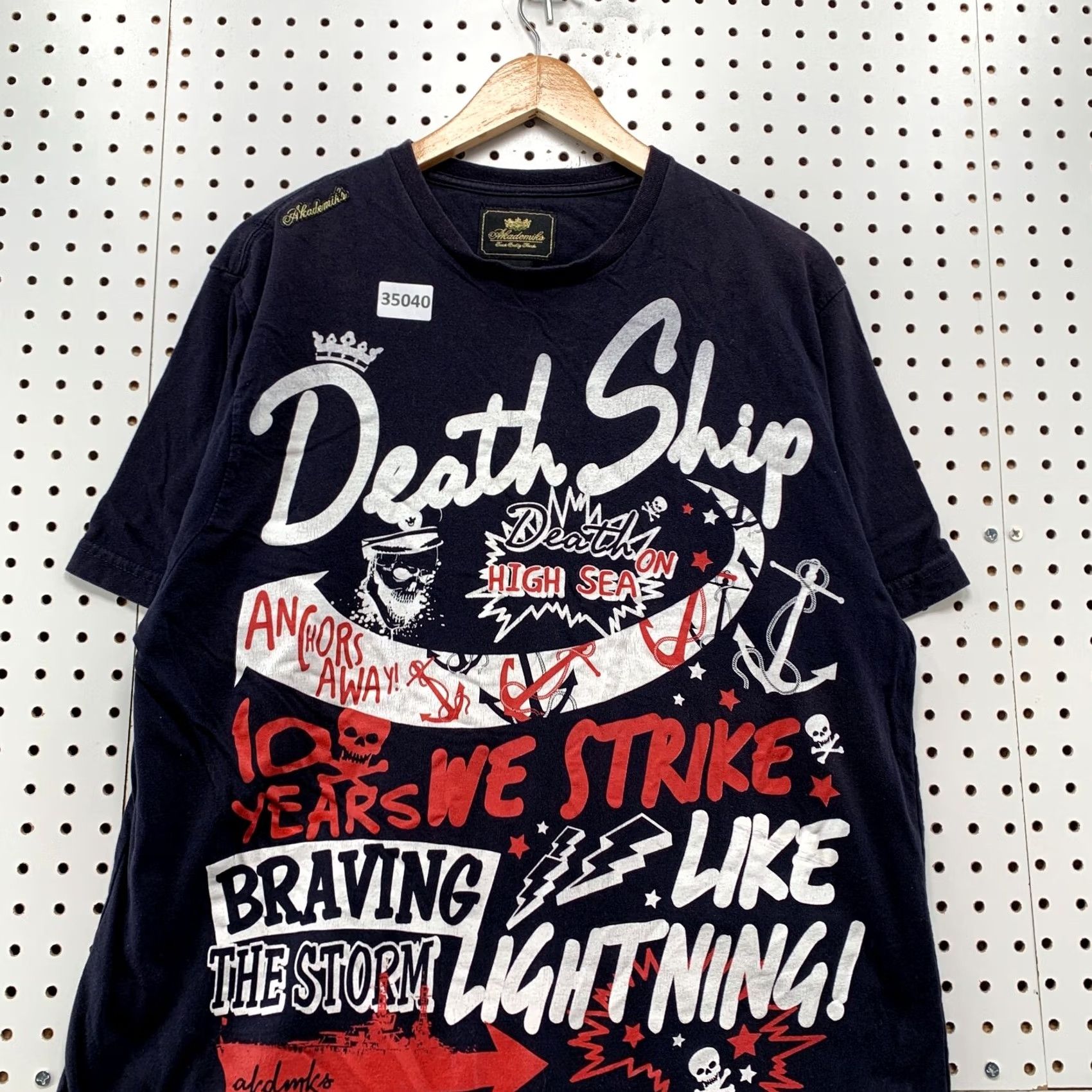 Akademiks VINTAGE Akademiks Shirt Mens XL Blue AOP All Over Print 21.5x29.5 Size US XL / EU 56 / 4 - 2 Thumbnail
