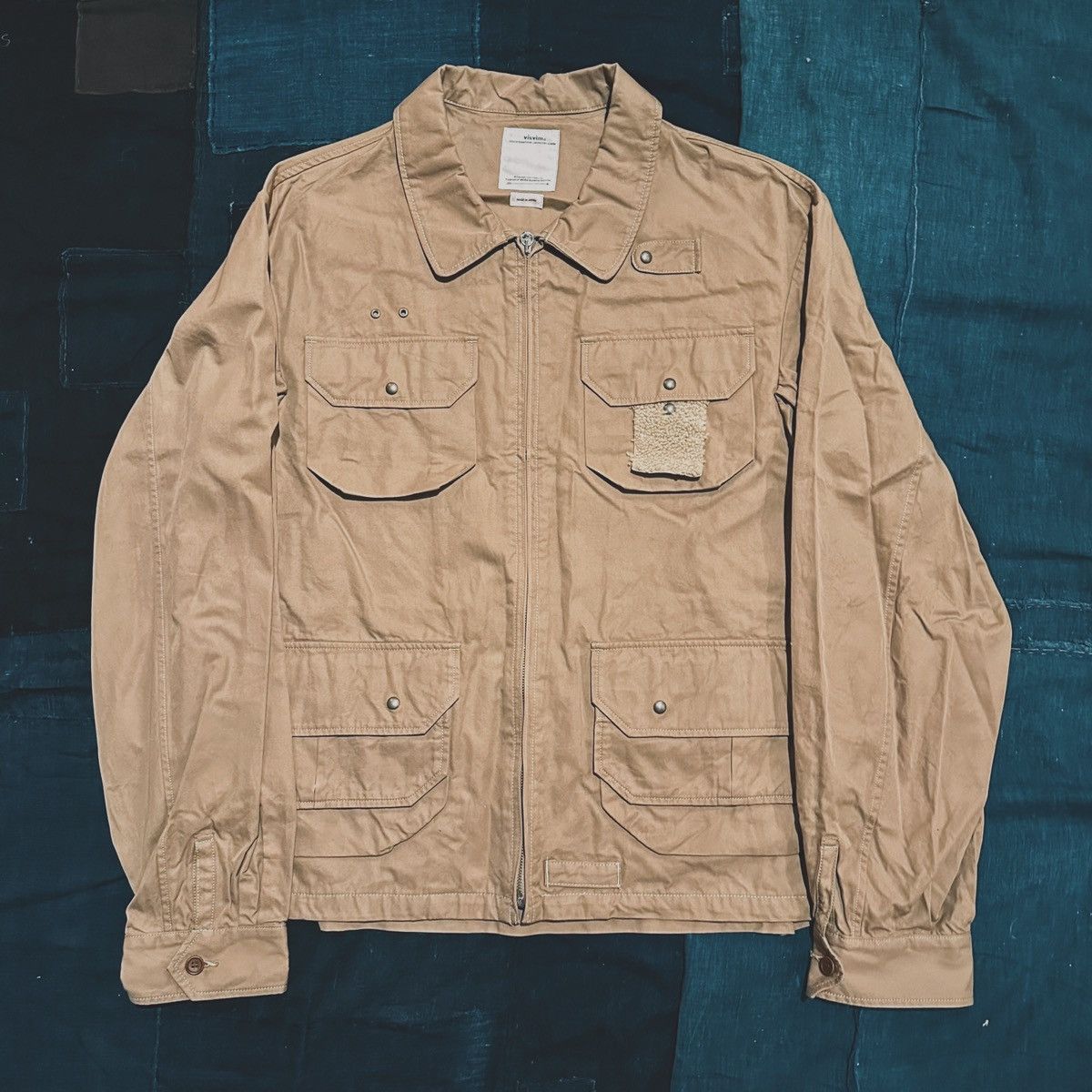 image of Visvim Hemswade Jacket in Beige, Men's (Size 2XL)