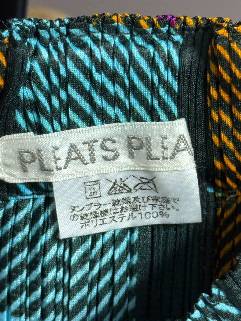 Issey Miyake Issey Miyake size:3 A medieval college-style checkered ski Size 22" - 4 Thumbnail