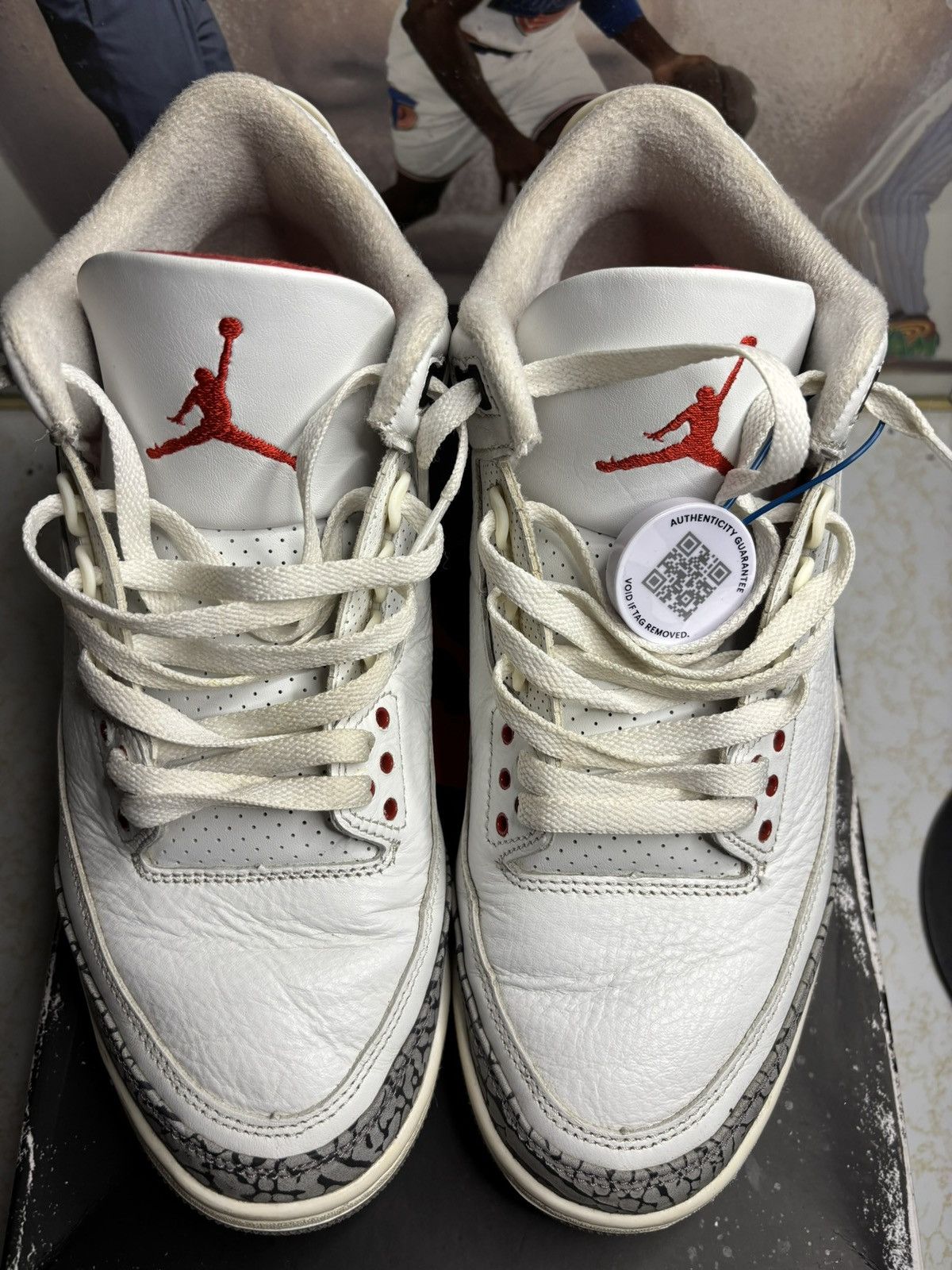 Jordan Brand Jordan Retro 3 ‘white cement reimagined’ Size US 10 / EU 43 - 2 Thumbnail