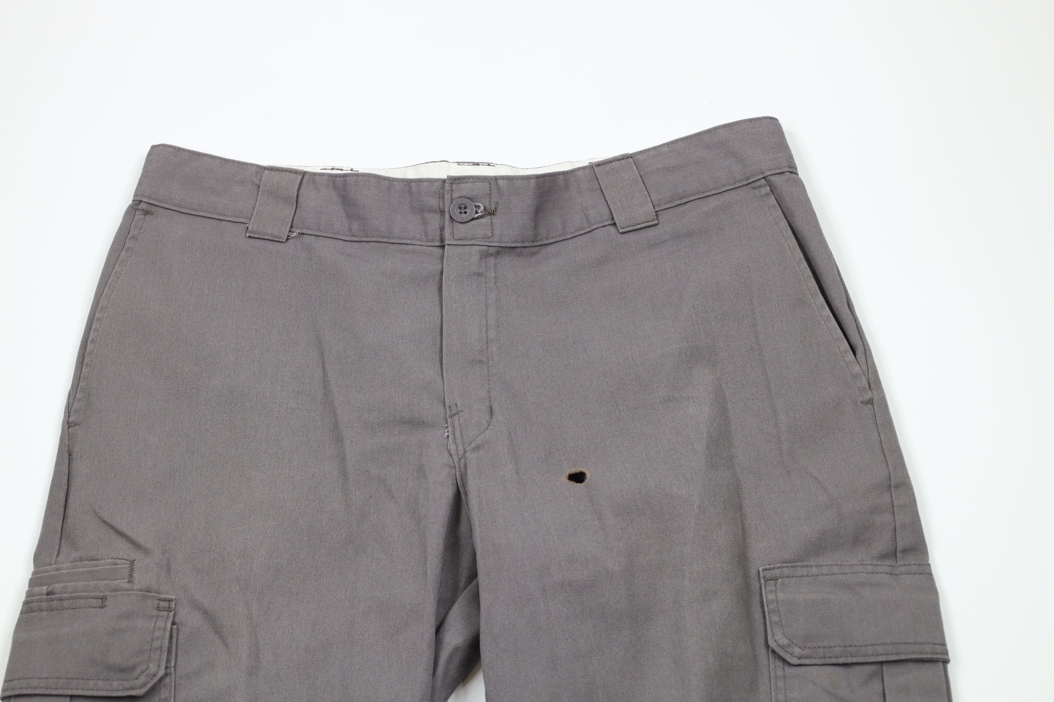 Dickies × Vintage Vintage Y2K Dickies Relaxed Straight Leg Cargo Pants Gray Size US 38 / EU 54 - 2 Thumbnail