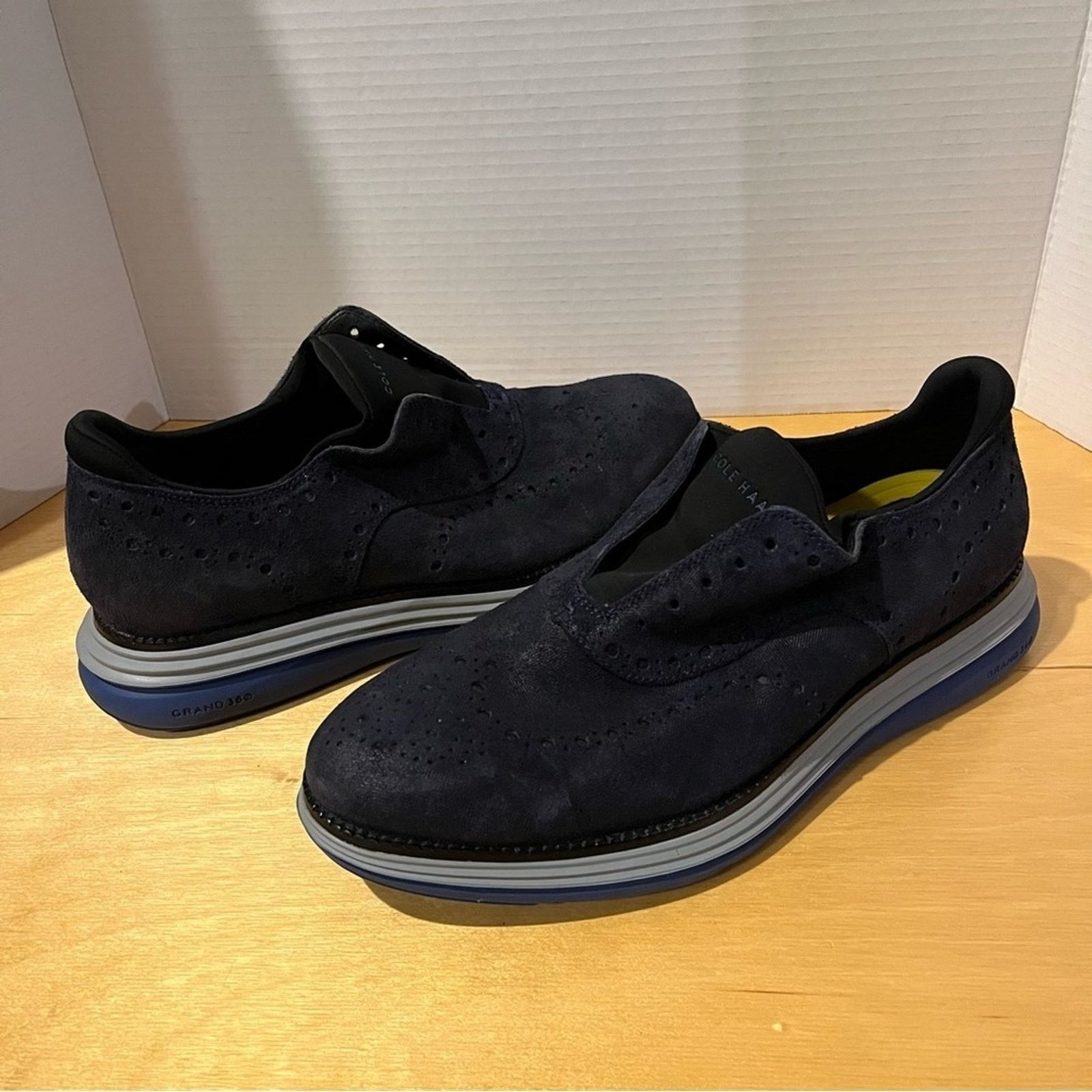 Cole Haan GrandPro Crew Wingtip Oxford Lace Up Shoes Black Mens Size 8.5M Cole Haan – Foster Grand Wholecut Oxford ?✨ Сонгодог  main image 2