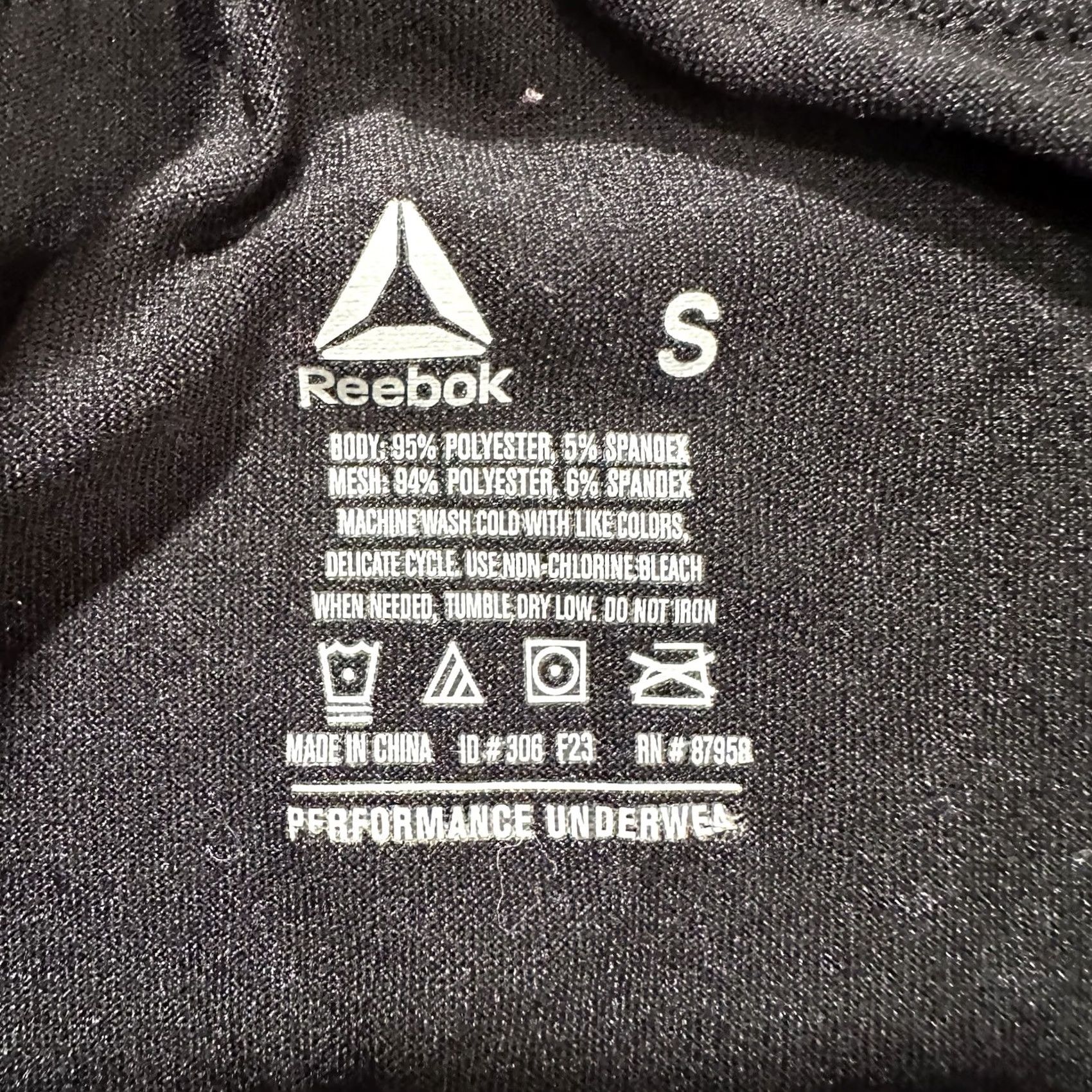 Reebok Reebok Pants Mens Small Black Warm Performance Base Layer Thermal Pro-Series EUC Size US 29 - 7 Thumbnail
