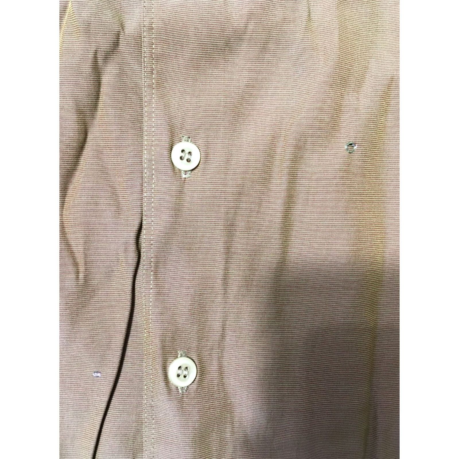 Vintage BIRACHI Shirt Men’s XL Brown Iridescent Shimmer Long Sleeve Button-Up Distressed Urban Classic 90s Womens Mens Girls Size US XL / EU 56 / 4 - 4 Thumbnail