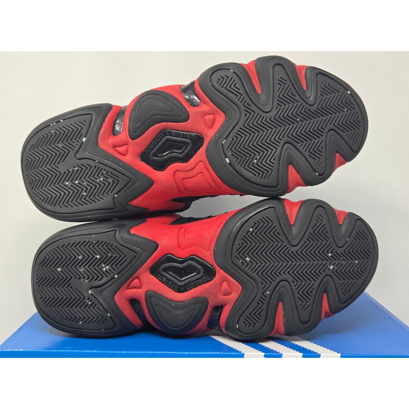 Adidas Adidas Crazy 8 BLACK RED D74581 Size 10 WORN Size US 10 / EU 43 - 7 Thumbnail