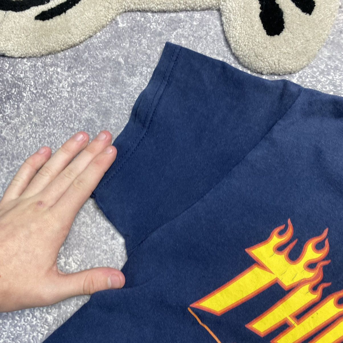 Thrasher Vintage Thrasher Magazine Basic Big logo sk8 tee Size US S / EU 44-46 / 1 - 9 Thumbnail