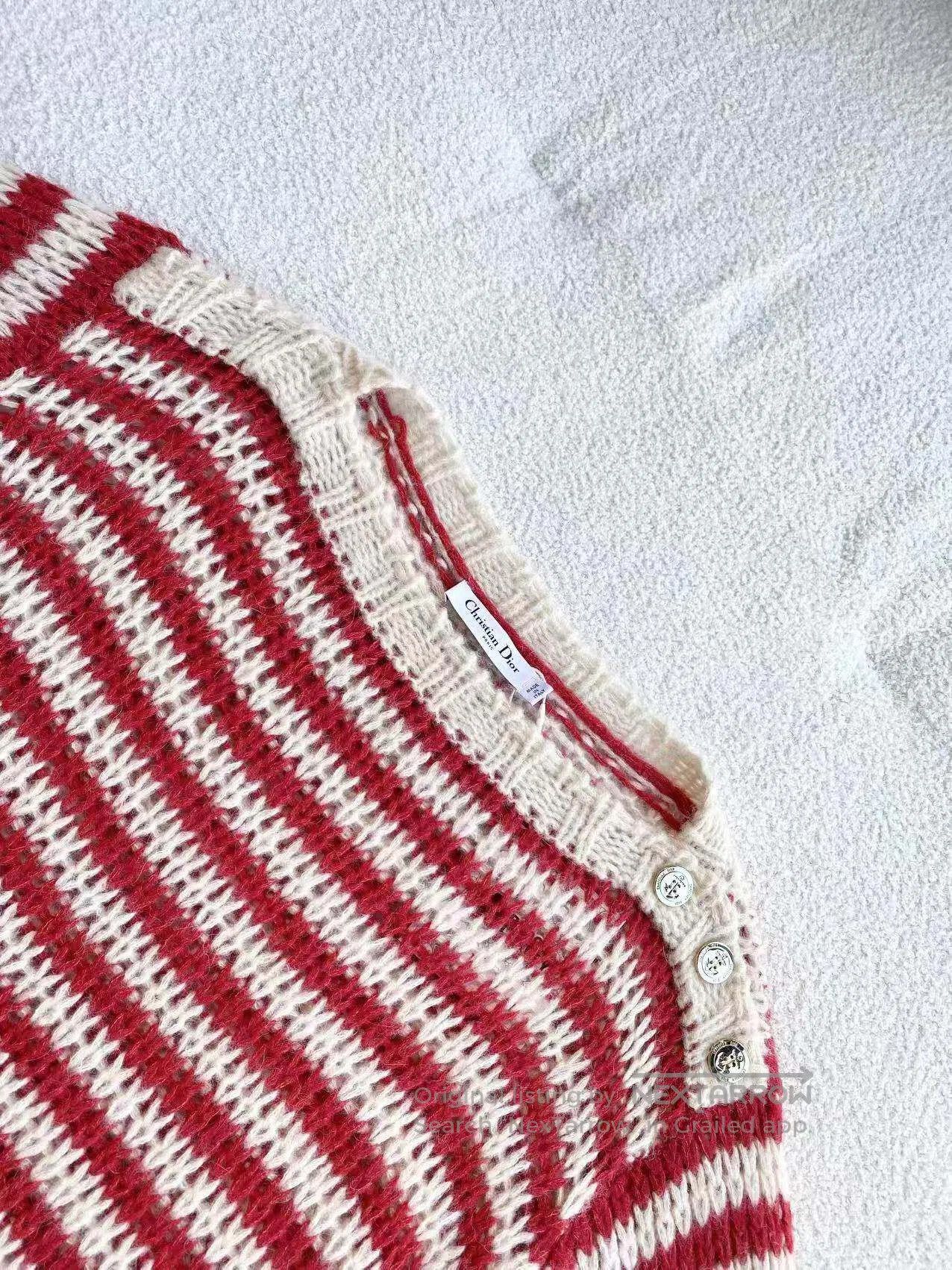 Dior Dior Anchor gold buckle striped sweater| Size XS / US 0-2 / IT 36-38 - 4 Thumbnail