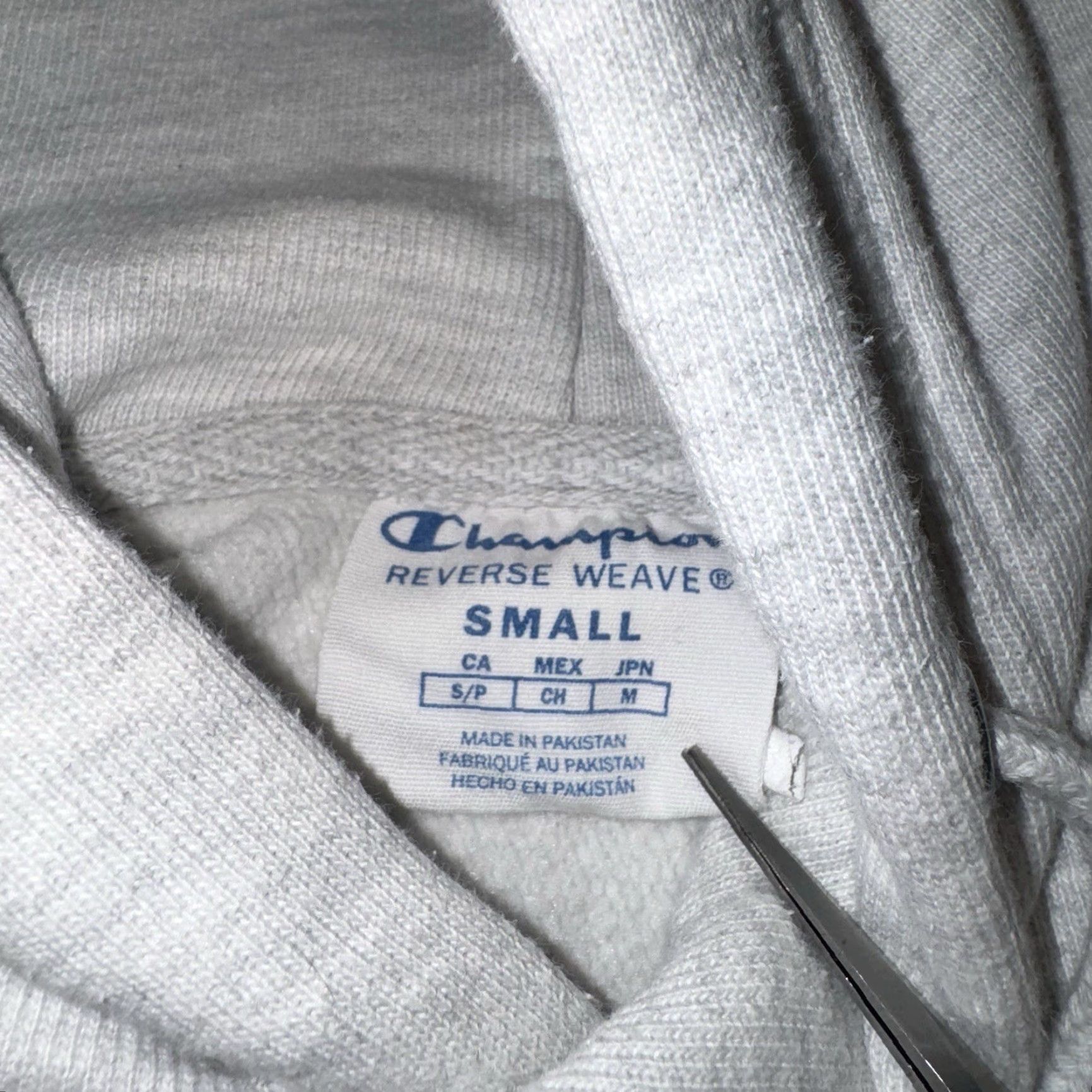 Champion VINTAGE Champion Reverse Weave Hoodie Mens Small Gray Y2K College Size US S / EU 44-46 / 1 - 7 Thumbnail