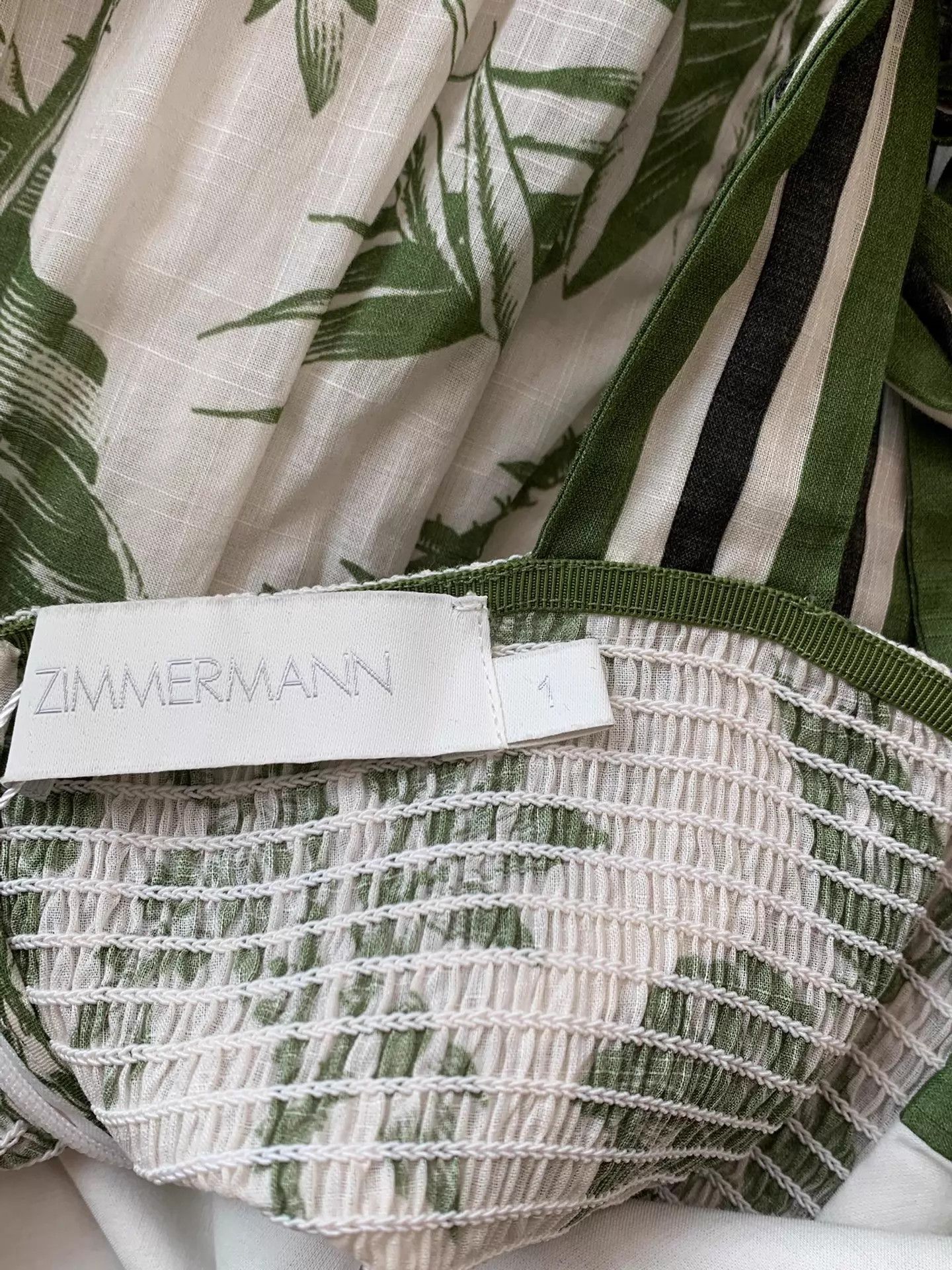 Other Zimmermann Resort Green Printed Maxi Dress 1 New Size S / US 4 / IT 40 - 4 Thumbnail