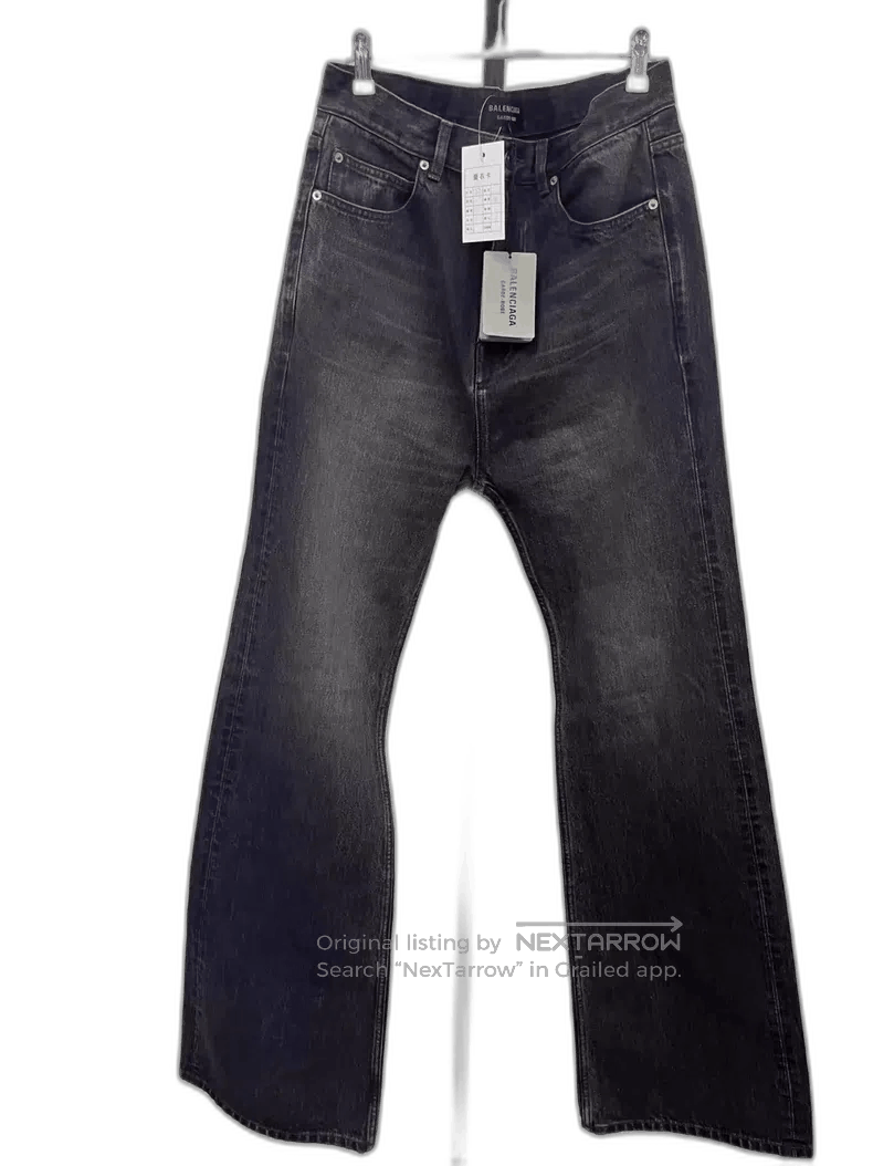 Balenciaga Balenciaga Flared Denim Pants Grade. Size US 29 - 1 Thumbnail