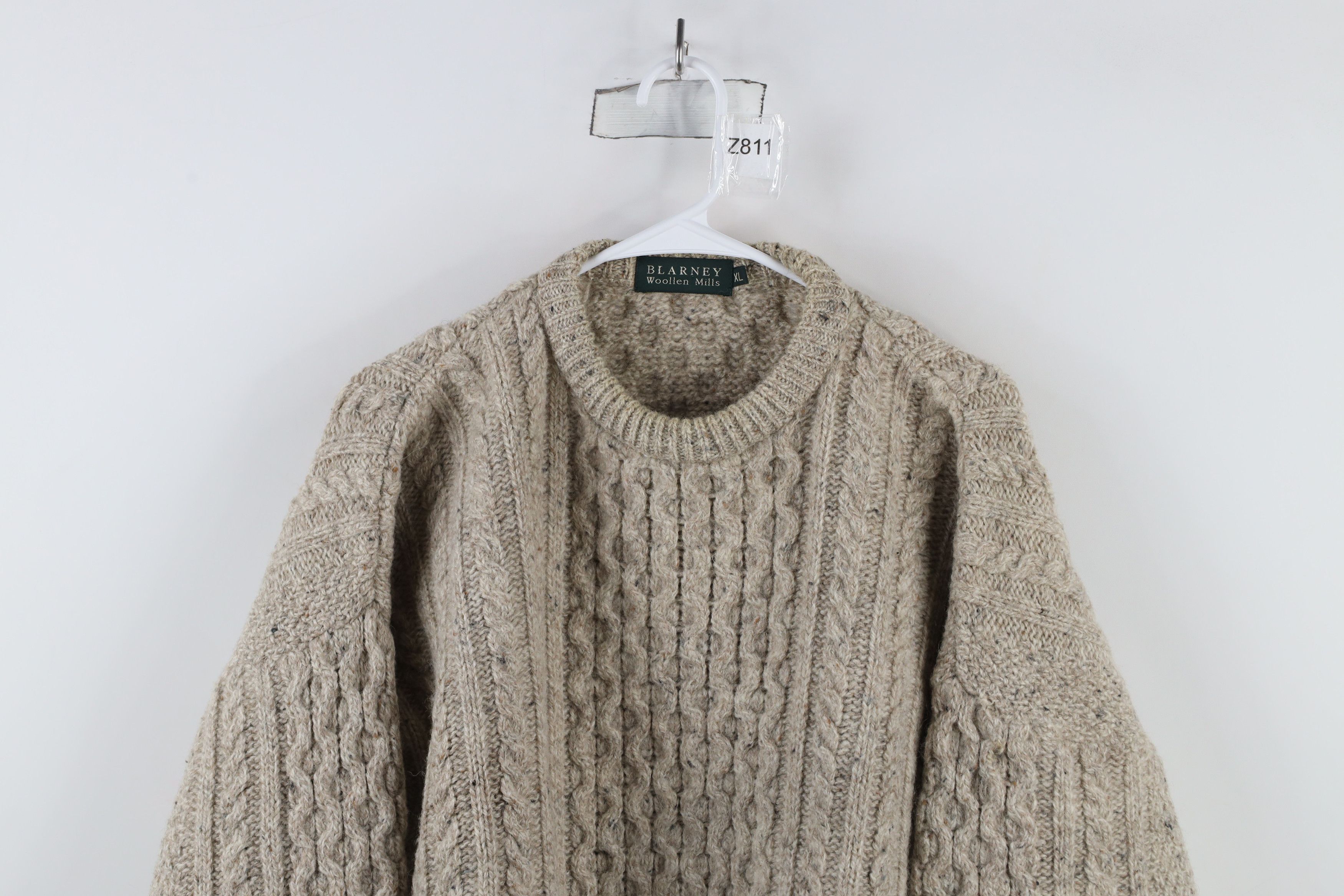 Vintage Vintage 90s Streetwear Chunky Fisherman Cable Knit Sweater Size XL / US 12-14 / IT 48-50 - 2 Thumbnail