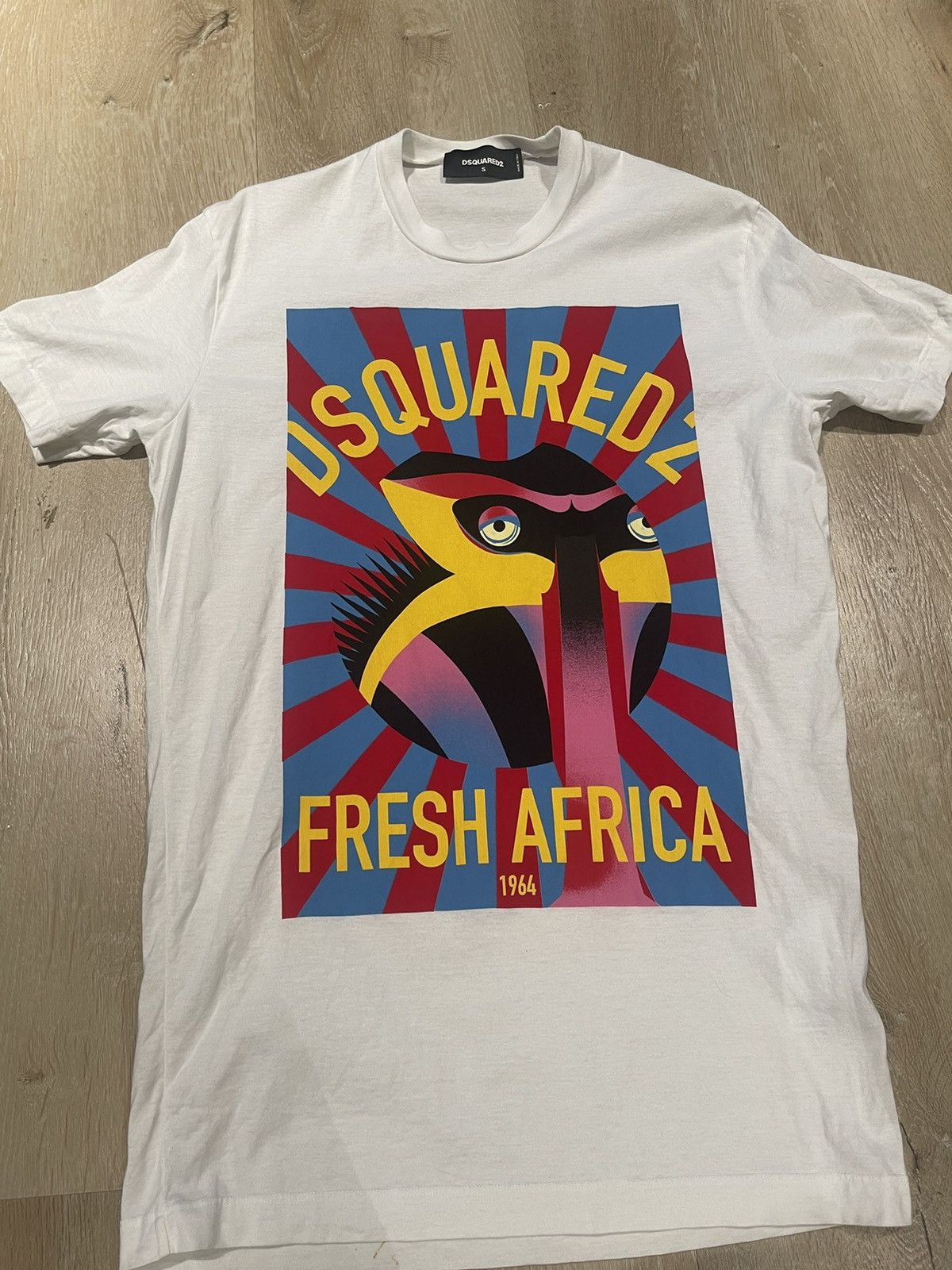 image of Dsquared2 Tee in White, Men's (Size Small)