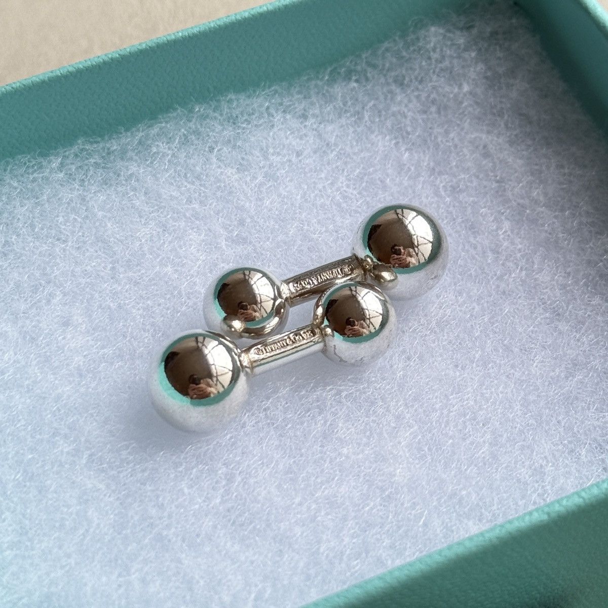 Tiffany & Co. Tiffany & Co. Barbell Cufflinks Size ONE SIZE - 3 Thumbnail